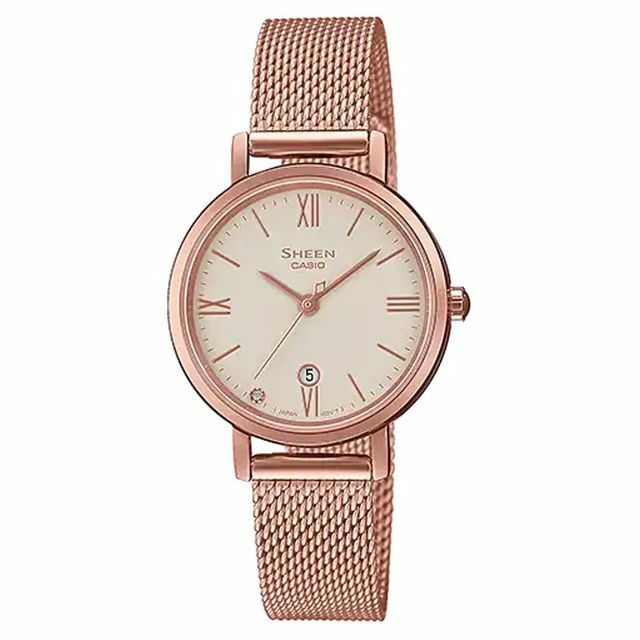 Casio Sheen SHE-4540CGM-4A 藍寶石 手錶 (香港行貨)