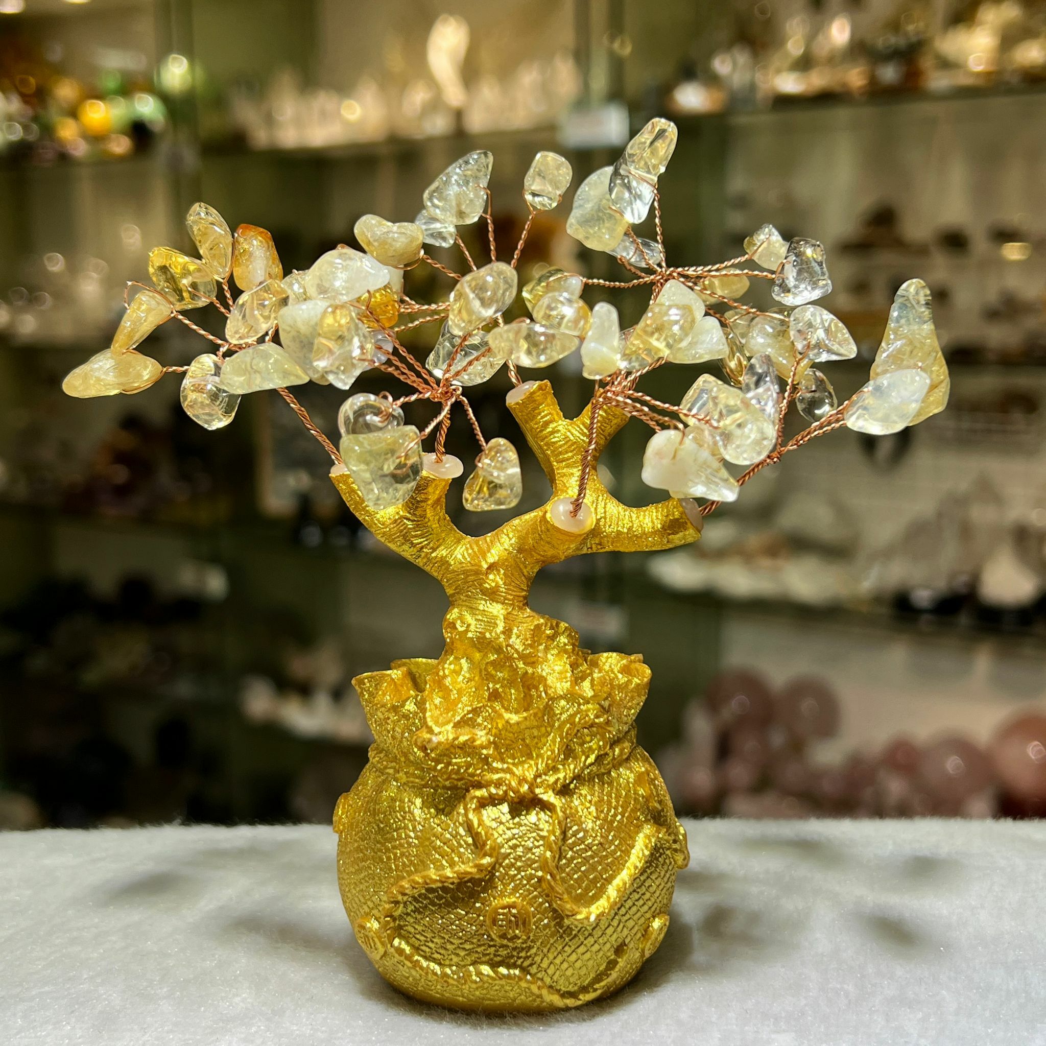 天然水晶招財樹