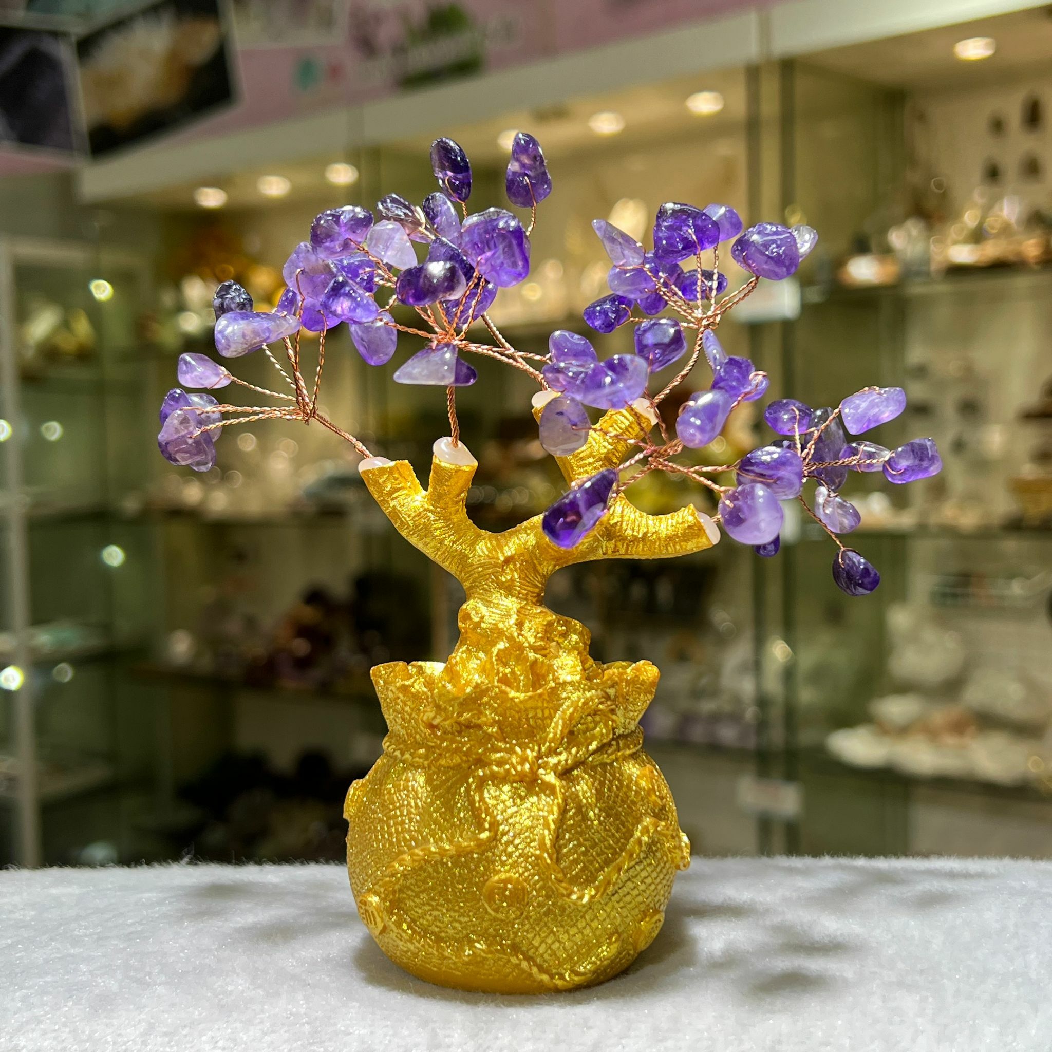 天然水晶招財樹