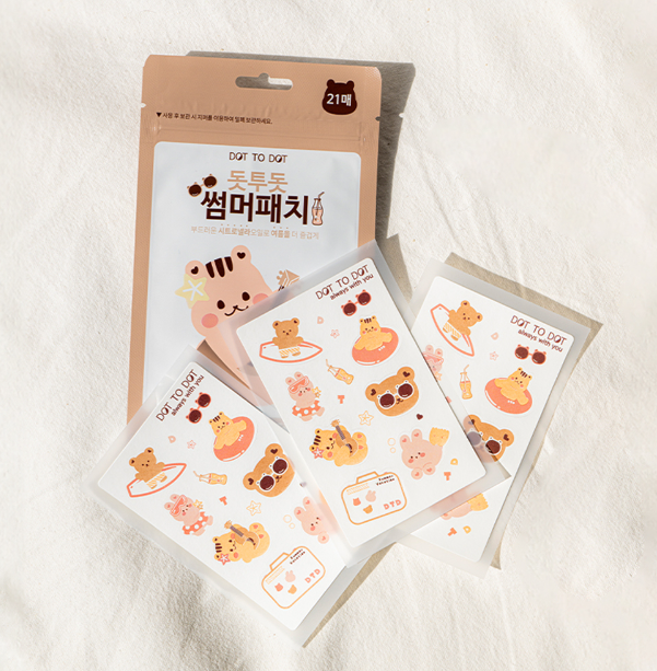 Dot to Dot x AGUARD 夏日出遊系列-驅蚊隨身貼(21片/包)