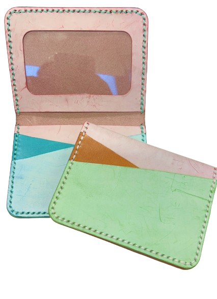 手縫牛皮多層證件包