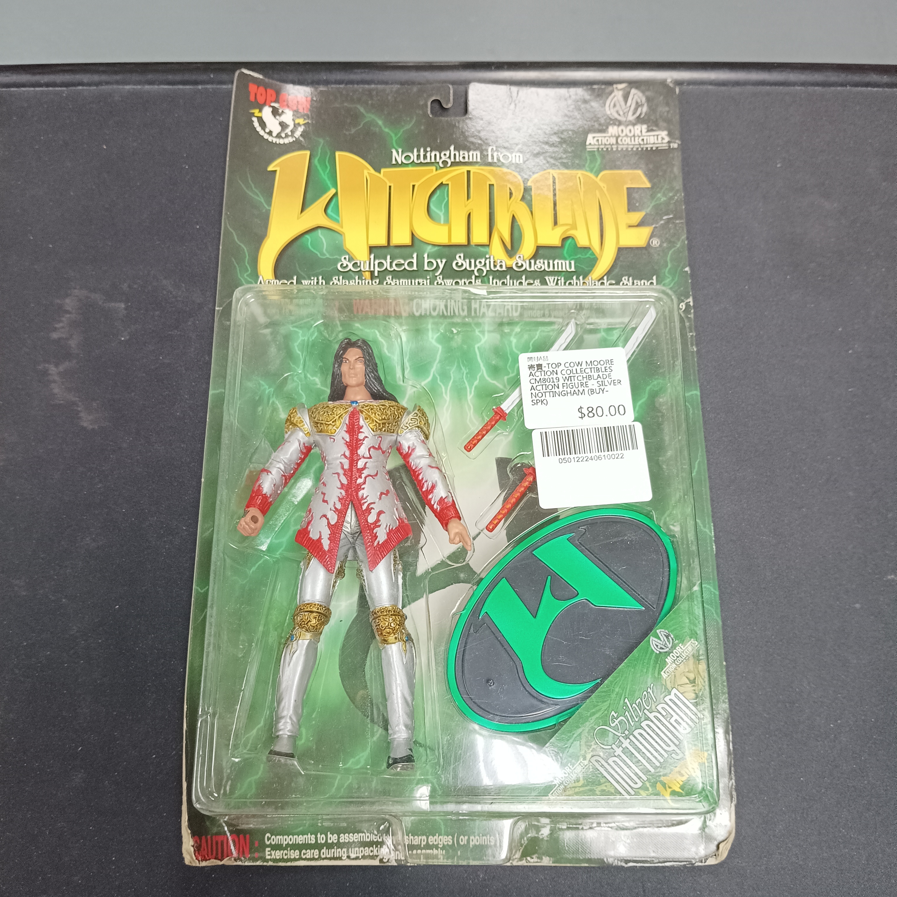 寄賣-TOP COW MOORE ACTION COLLECTIBLES CM8019 WITCHBLADE ACTION FIGURE - SILVER NOTTINGHAM (BUY-SPK)