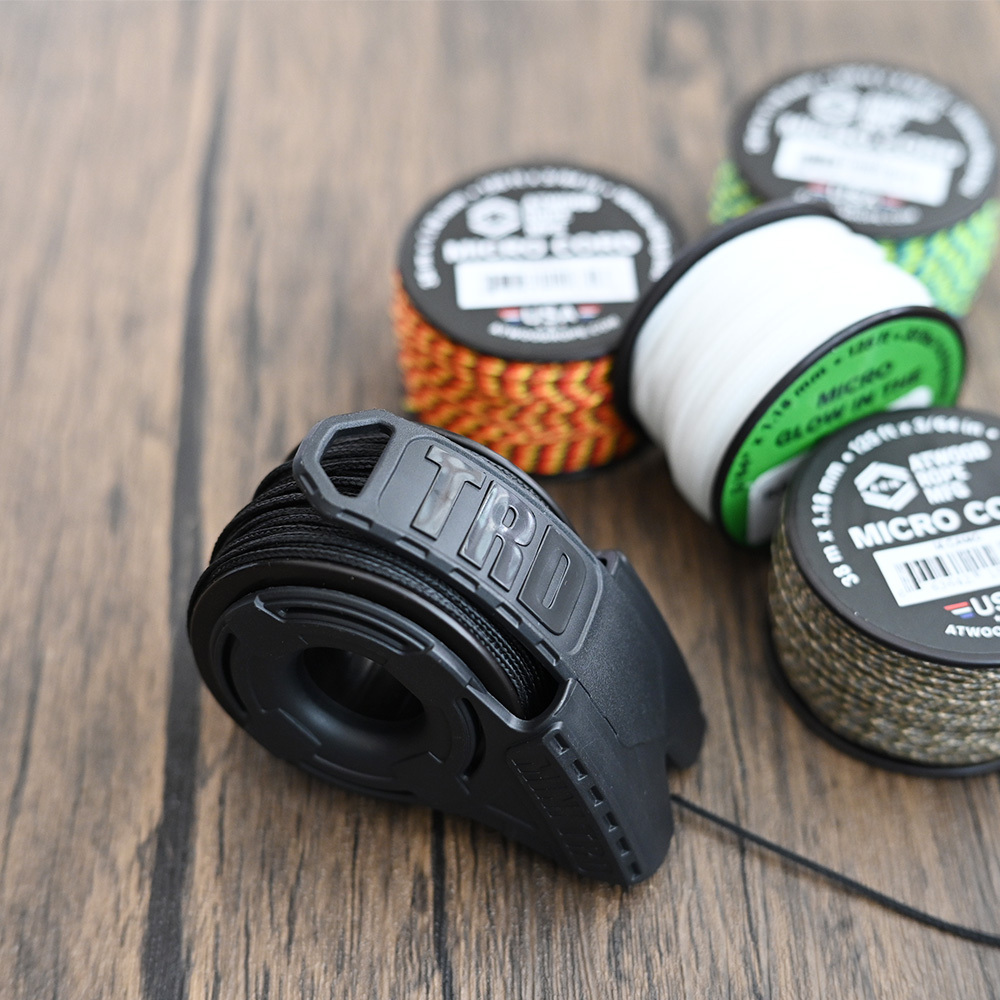 ATWOOD 迷你傘繩收納切割器：內附38m傘繩