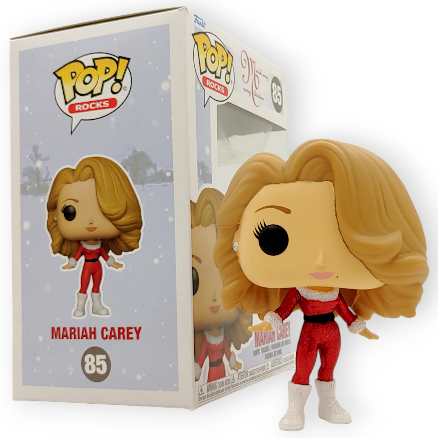 FUNKO POP<Mariah Carey>瑪麗.嘉兒_聖誕版(鑽石版)-No.85