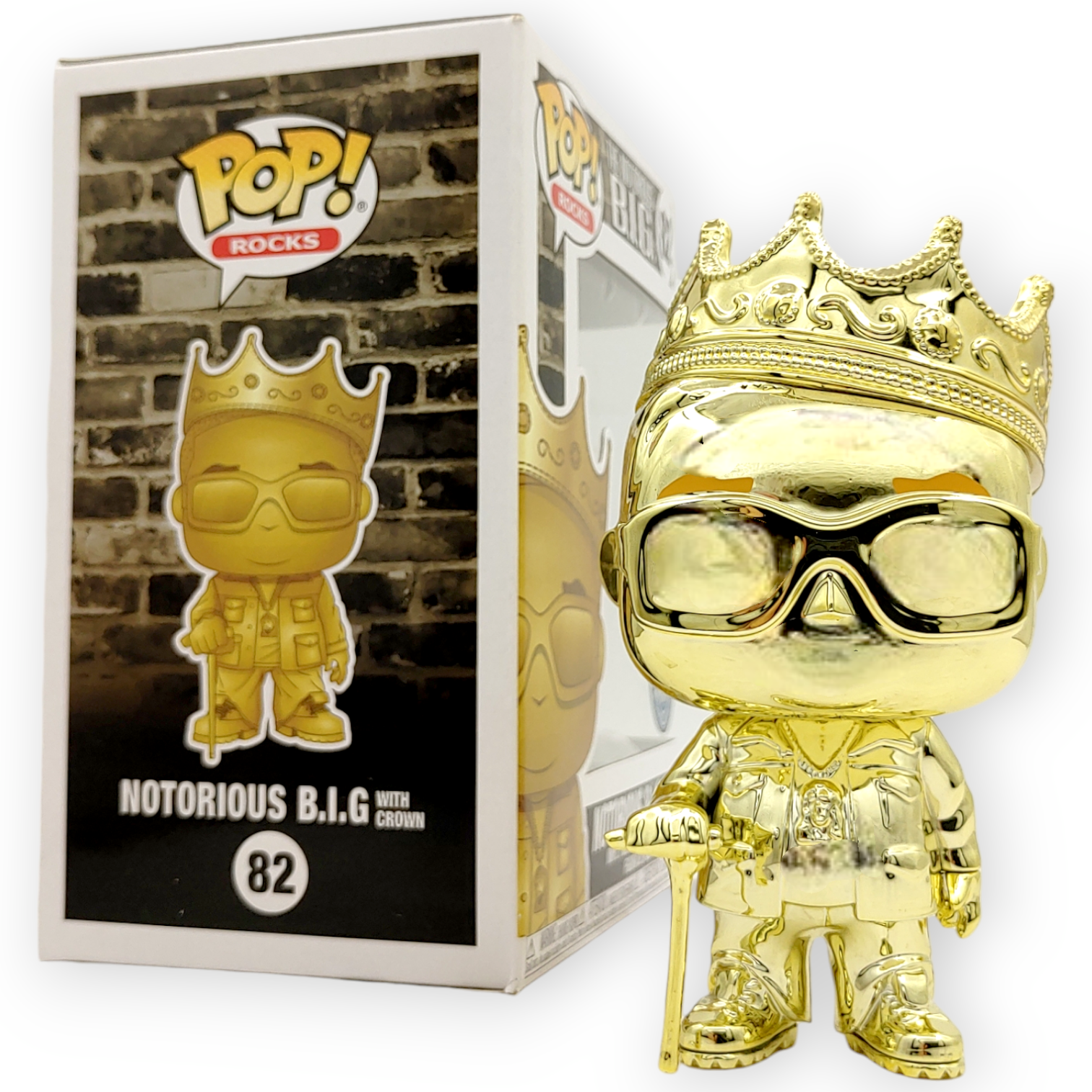 FUNKO POP Notorious B.I.G_皇冠(閃金版)-No.82