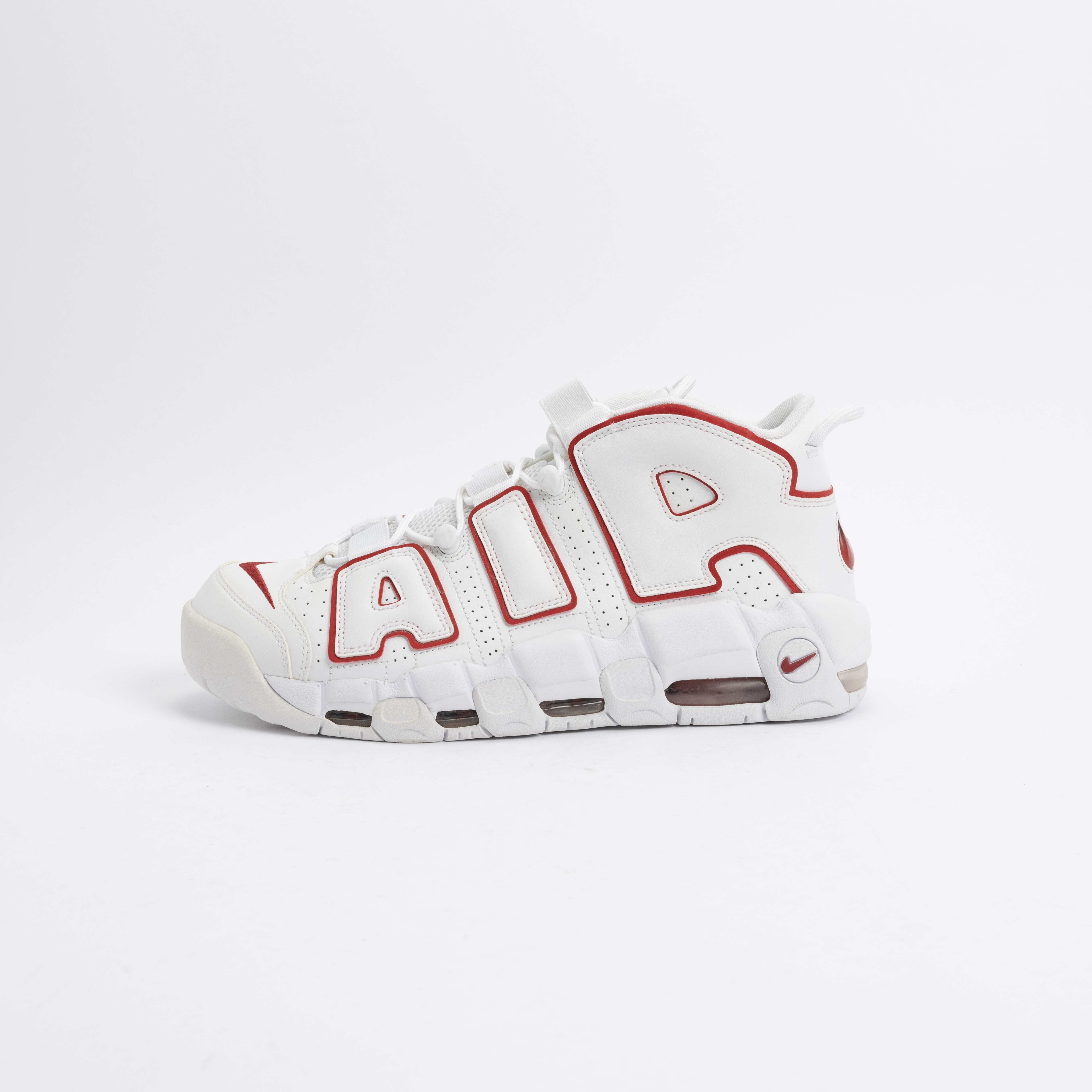 【瑕疵商品91】-(B1c)-NIKE AIR MORE UPTEMPO '96 白紅 - 921948 102