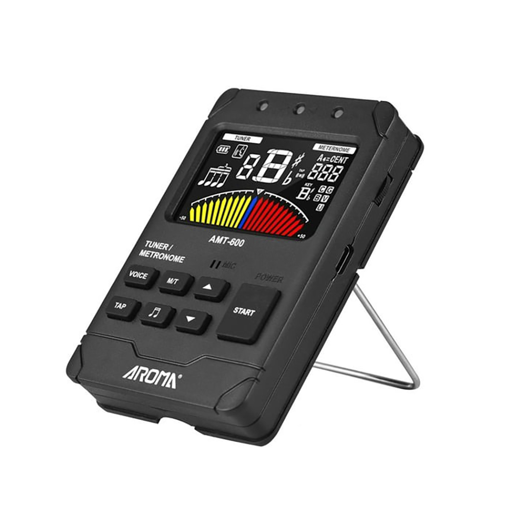 AROMA AMT-600 充電式 三合一調音器 節拍器 12平均律 吉他 提琴 管樂 國樂