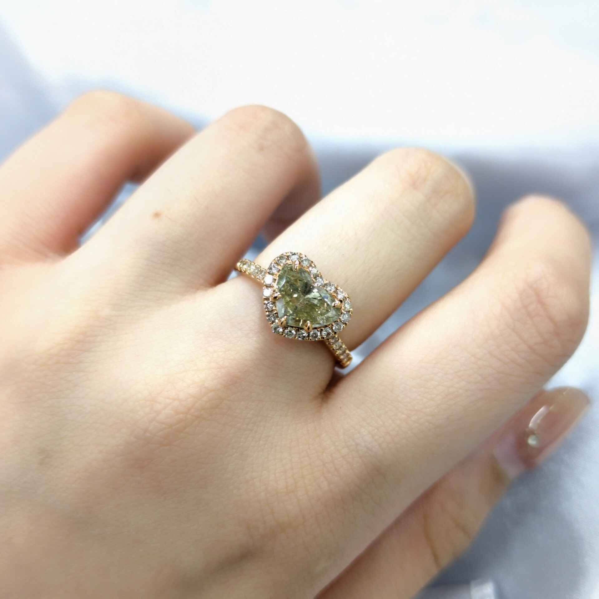 18K Rose Gold 1.37ct Diamond Ring