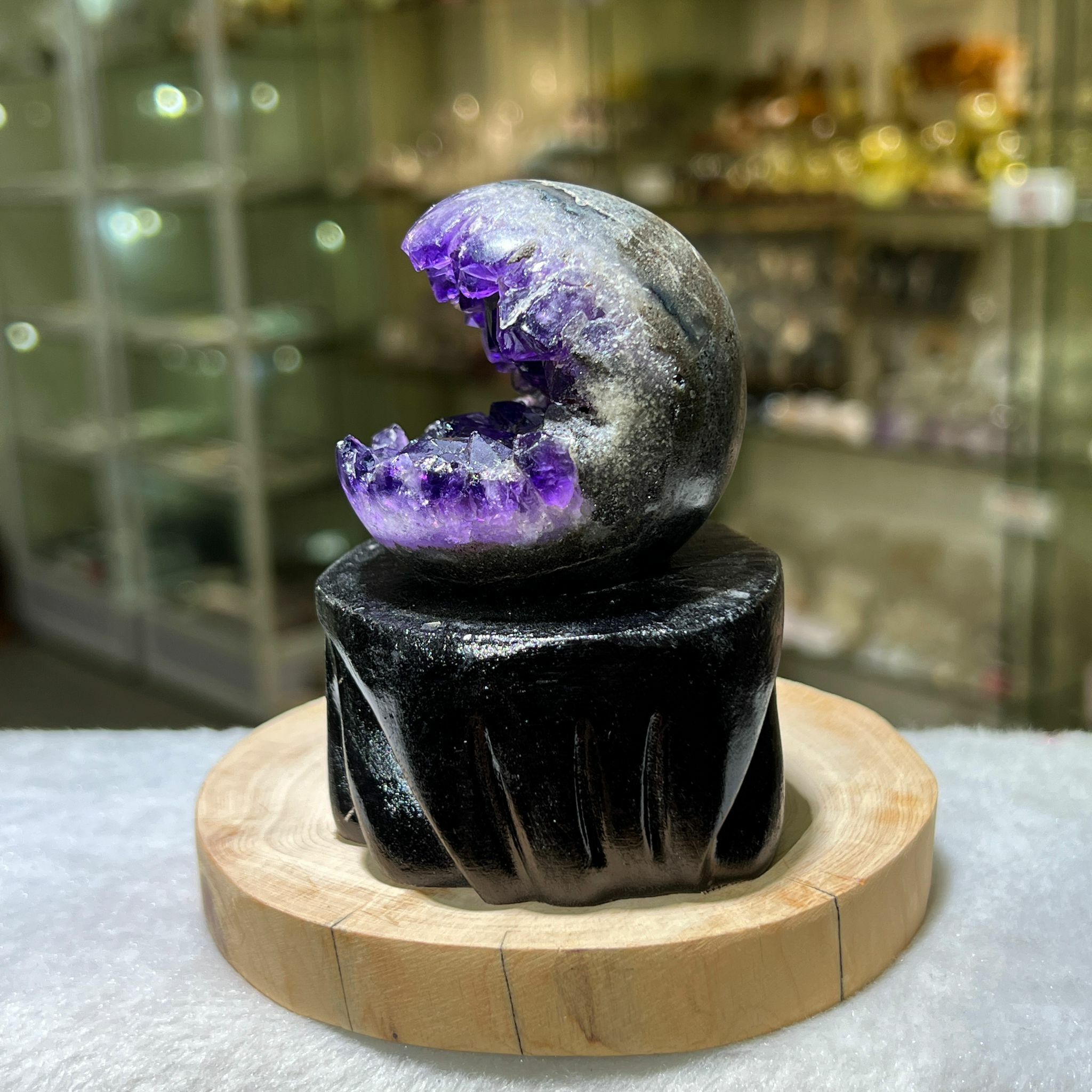 紫晶開口笑 (連座)