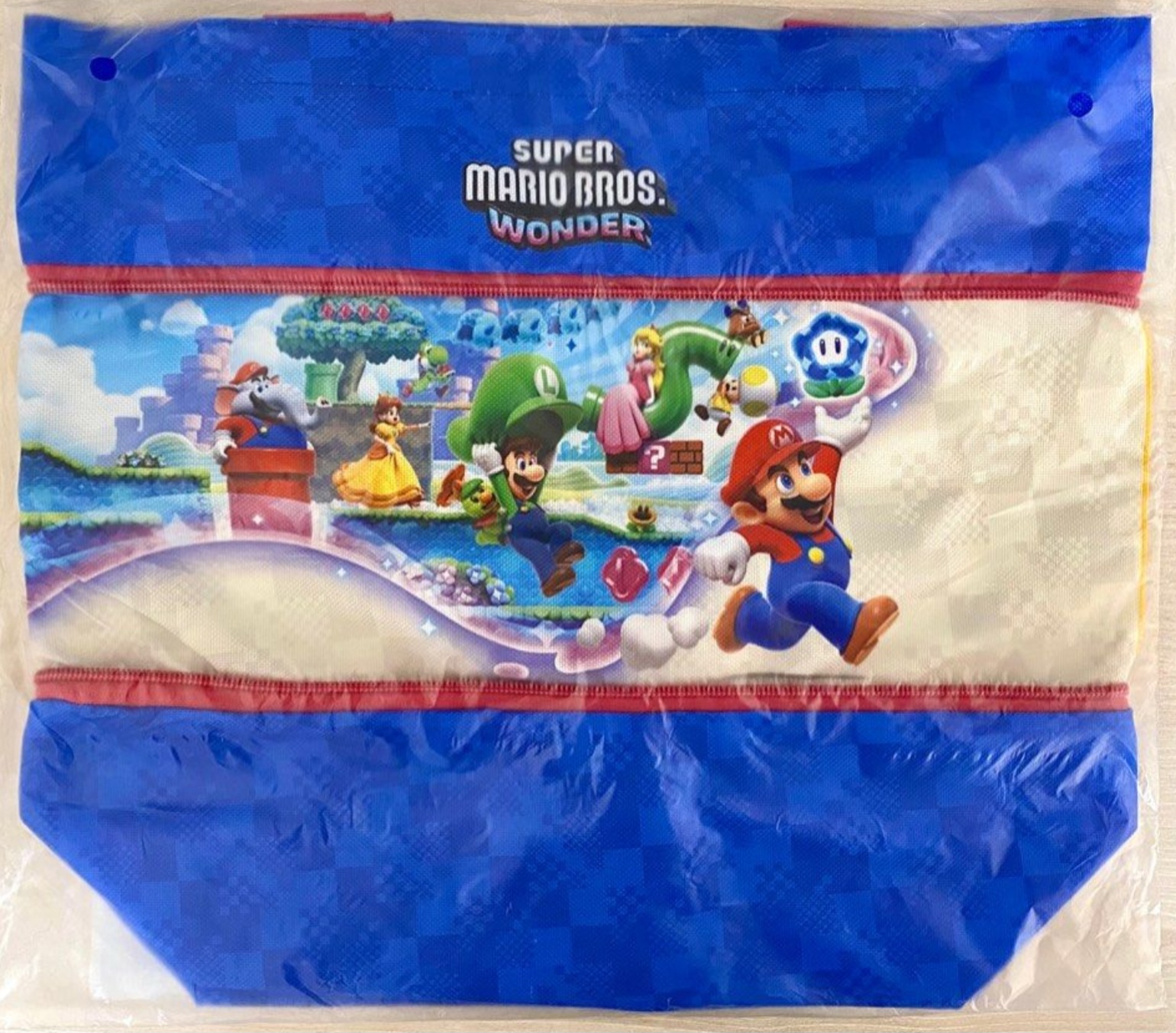 限定品！ Super mario bros wonder shoulder bag 超級瑪利歐驚奇 伸縮袋
