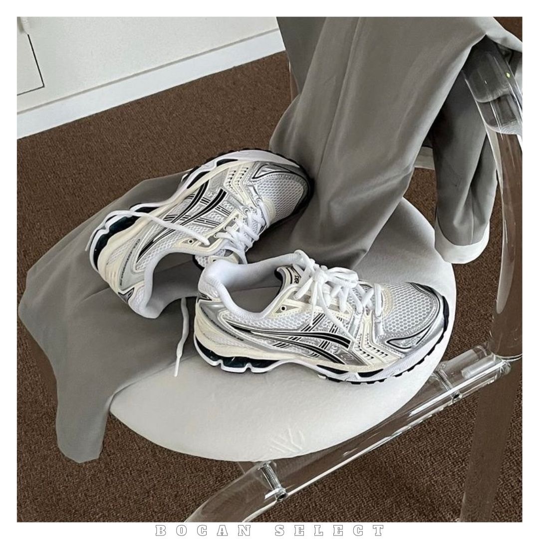 ASICS GEL-KAYANO 14 米白黑銀 1202A056-109