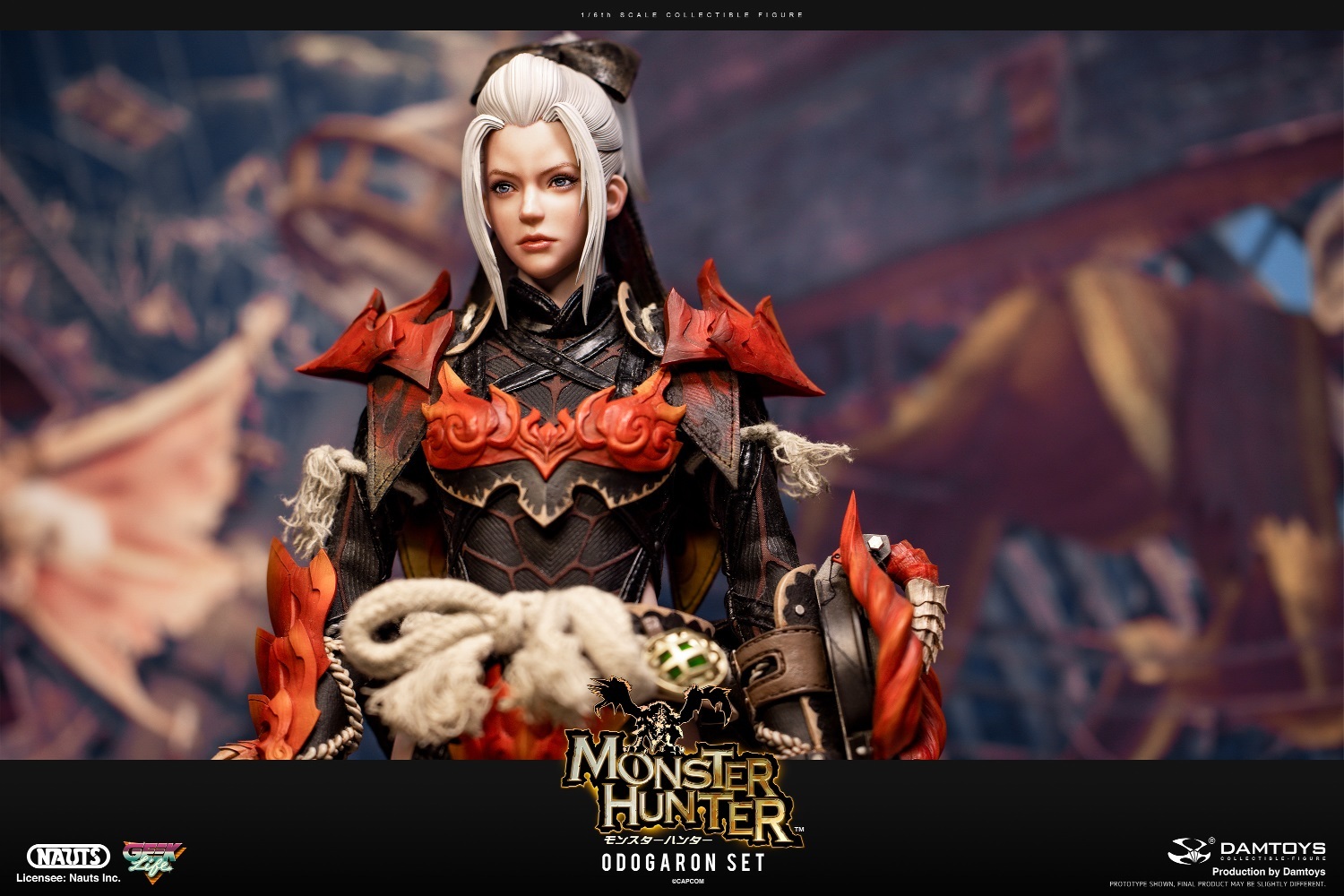 NAUTS x DAMTOYS DMS041 1/6 Monster Hunter Odogaron Alpha Set 標準版（現貨）