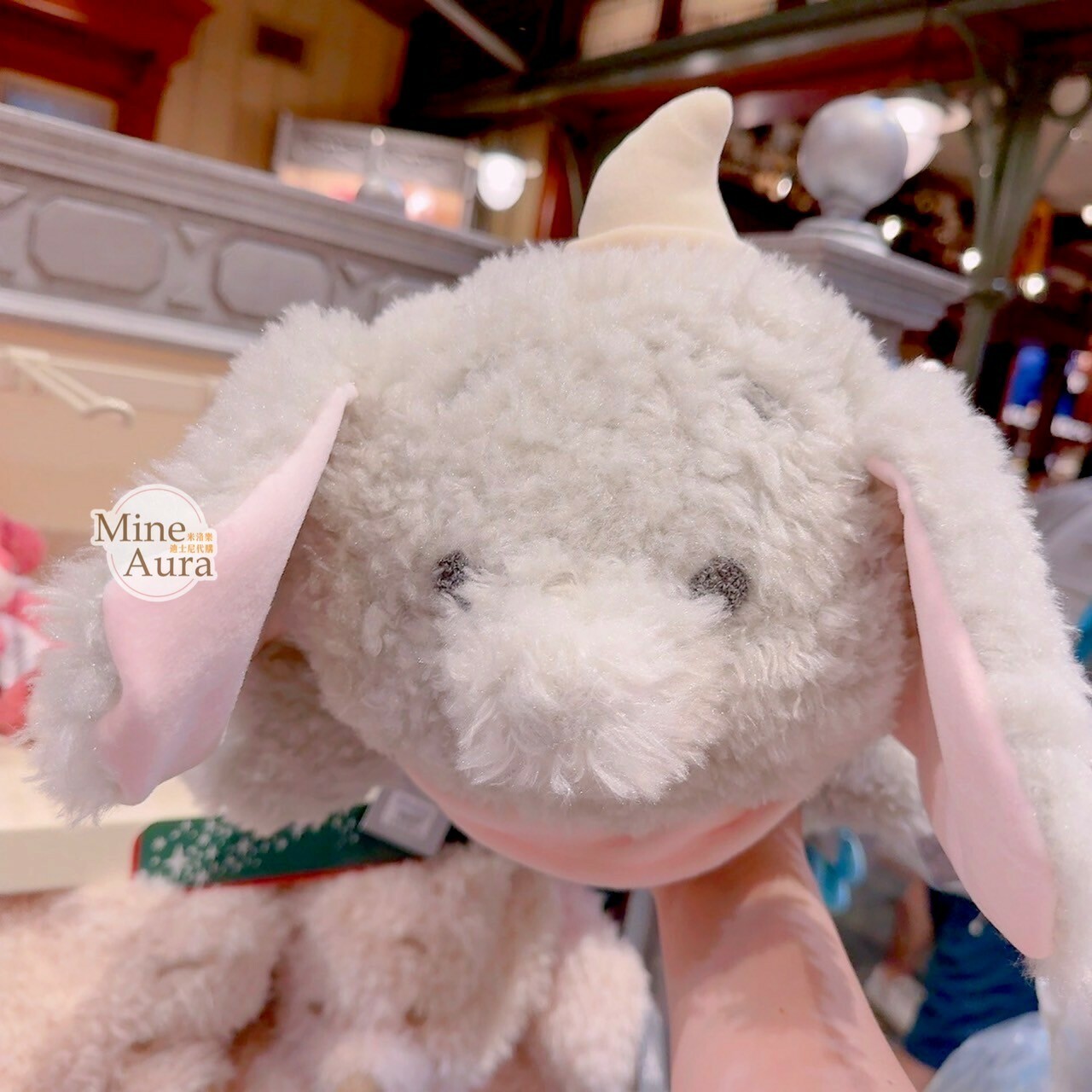 (現貨) 雲朵絨絨系列 小飛象 Dumbo 趴趴 趴姿 娃娃 玩偶 -上海迪士尼商店