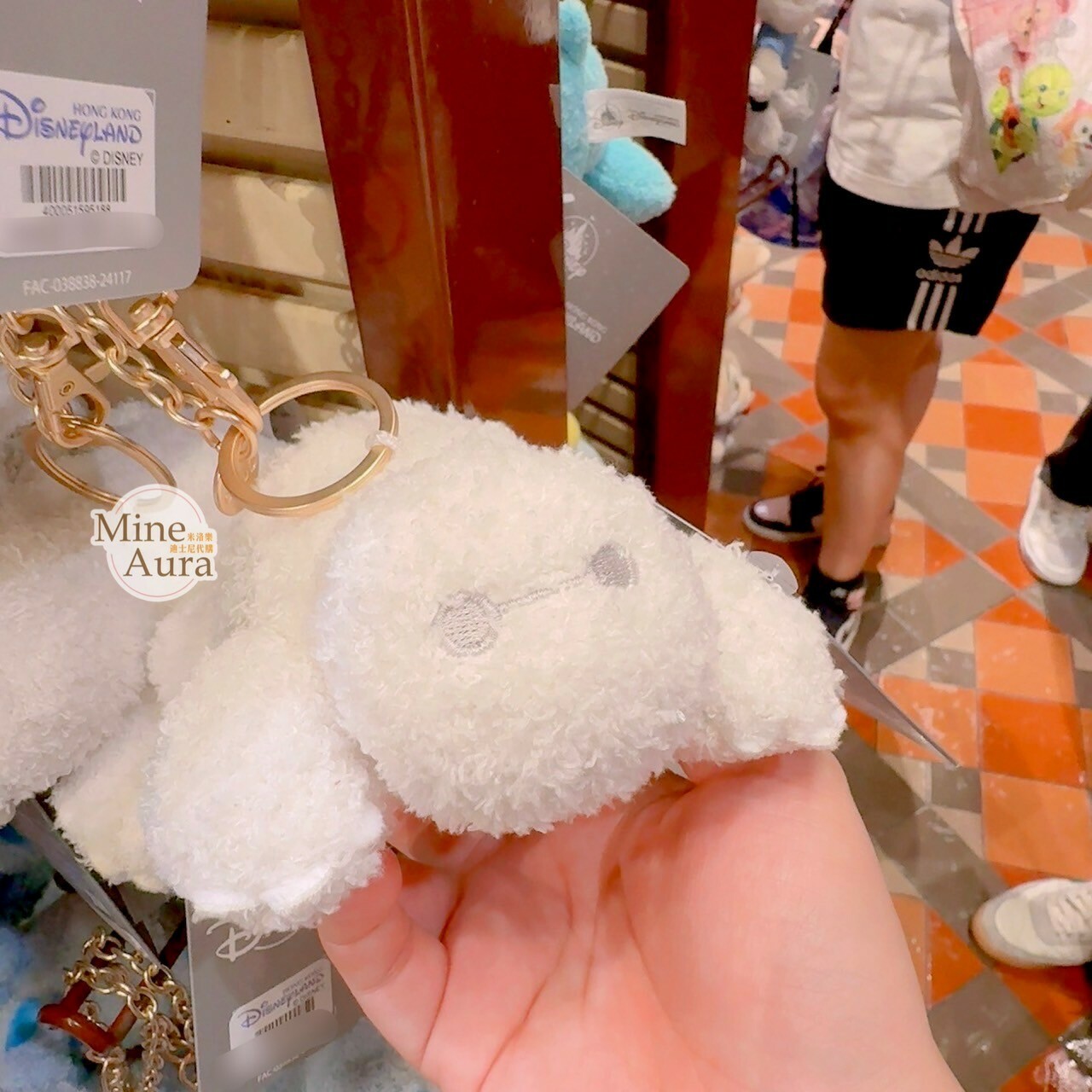 (限時特價) 雲朵絨絨系列 杯麵 Baymax 趴趴 趴姿 絨毛 吊飾 鑰匙圈 大英雄天團 Big Hero 6 -上海迪士尼商店