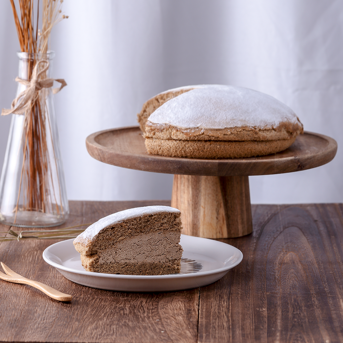 Black Tea Boston pie｜8-inch cake