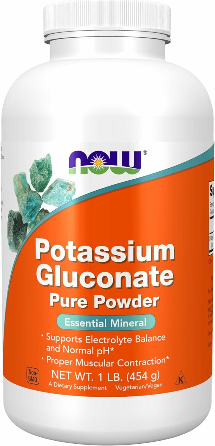 [預購] Now 葡萄糖酸鉀粉 454克 Potassium Gluconate Powder
