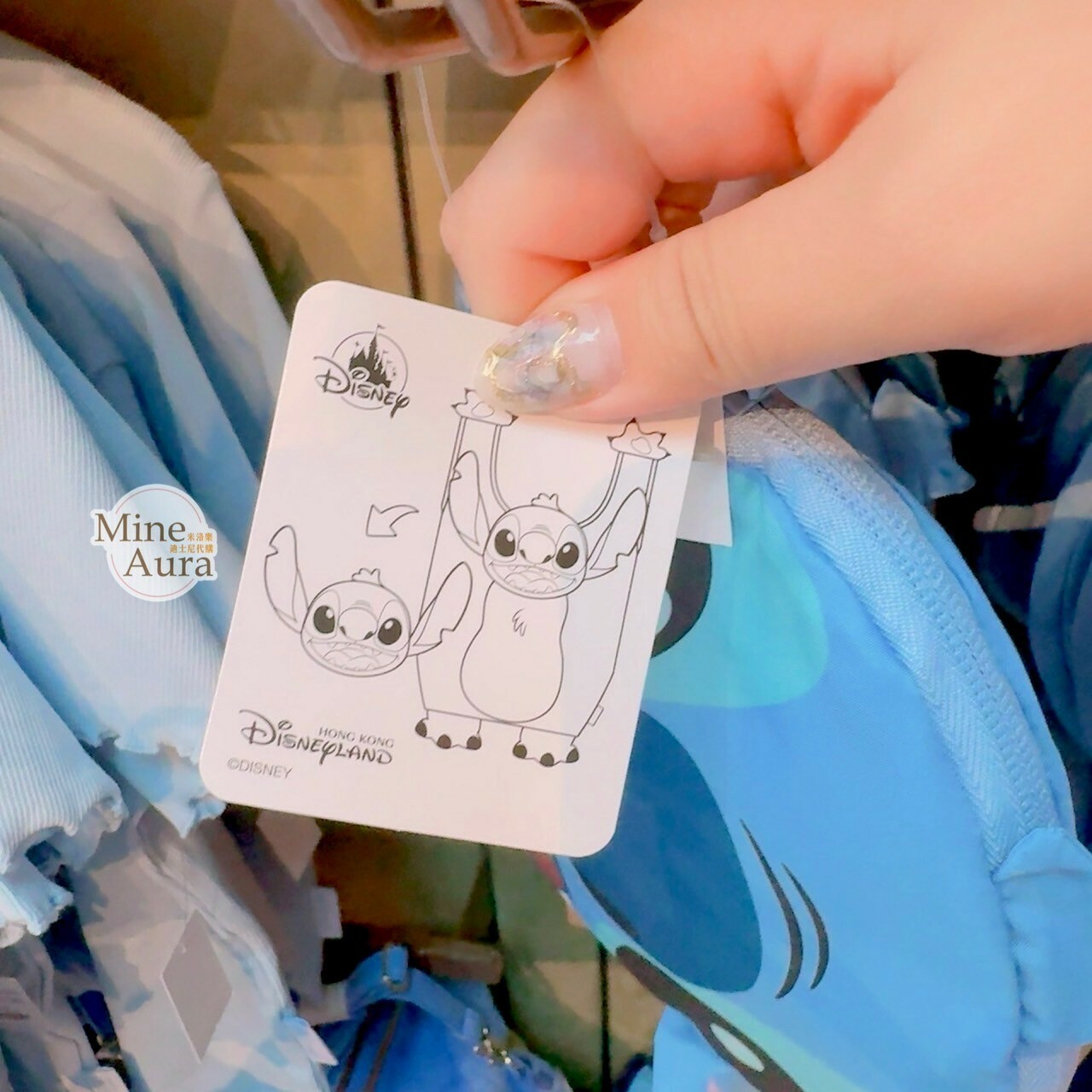 史迪奇 Stitch 折疊收納 環保 購物袋 星際寶貝 Lilo & Stitch -香港迪士尼樂園