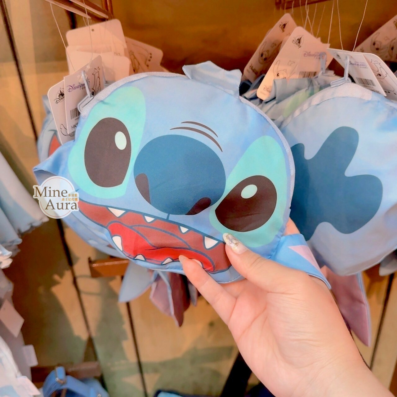 史迪奇 Stitch 折疊收納 環保 購物袋 星際寶貝 Lilo & Stitch -香港迪士尼樂園