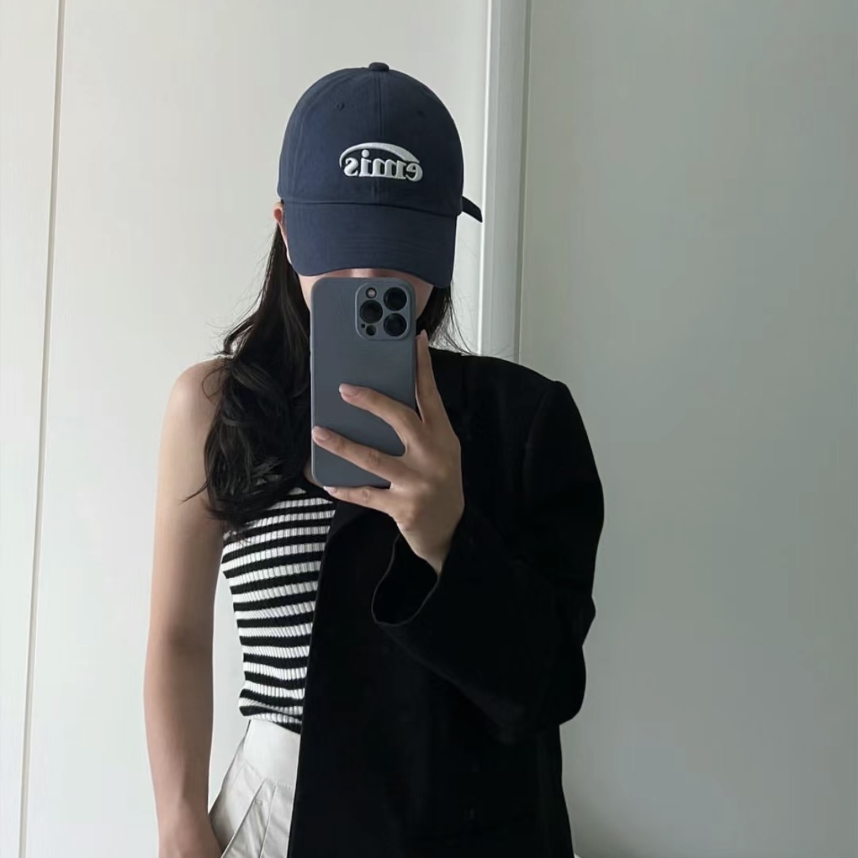 <新色到貨!!>Emis 宋智雅同款 Logo 刺繡 素色 老帽 棒球帽 七色