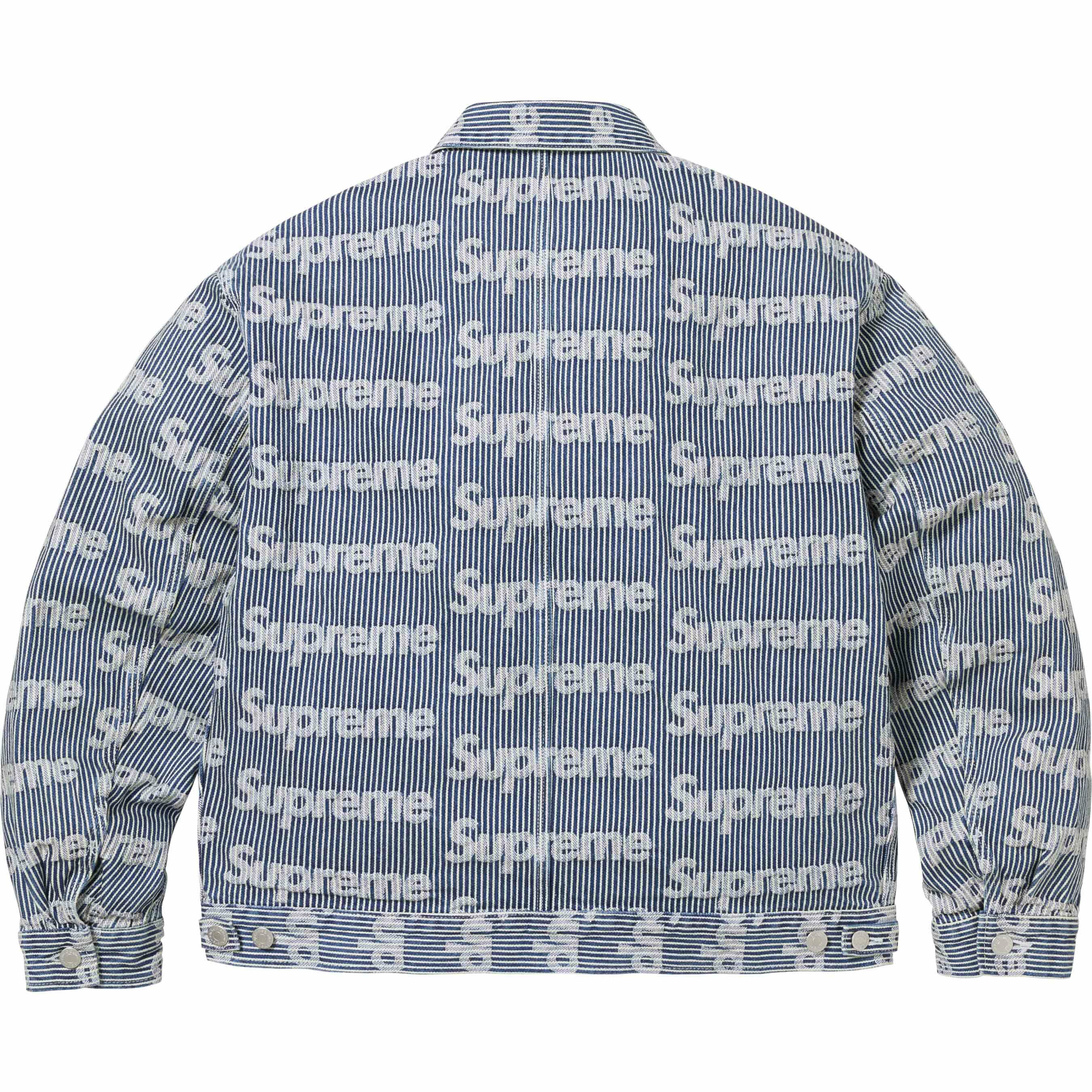 [現貨] SUPREME SS24 DENIM CHORE TRUCKER JACKET STRIPE