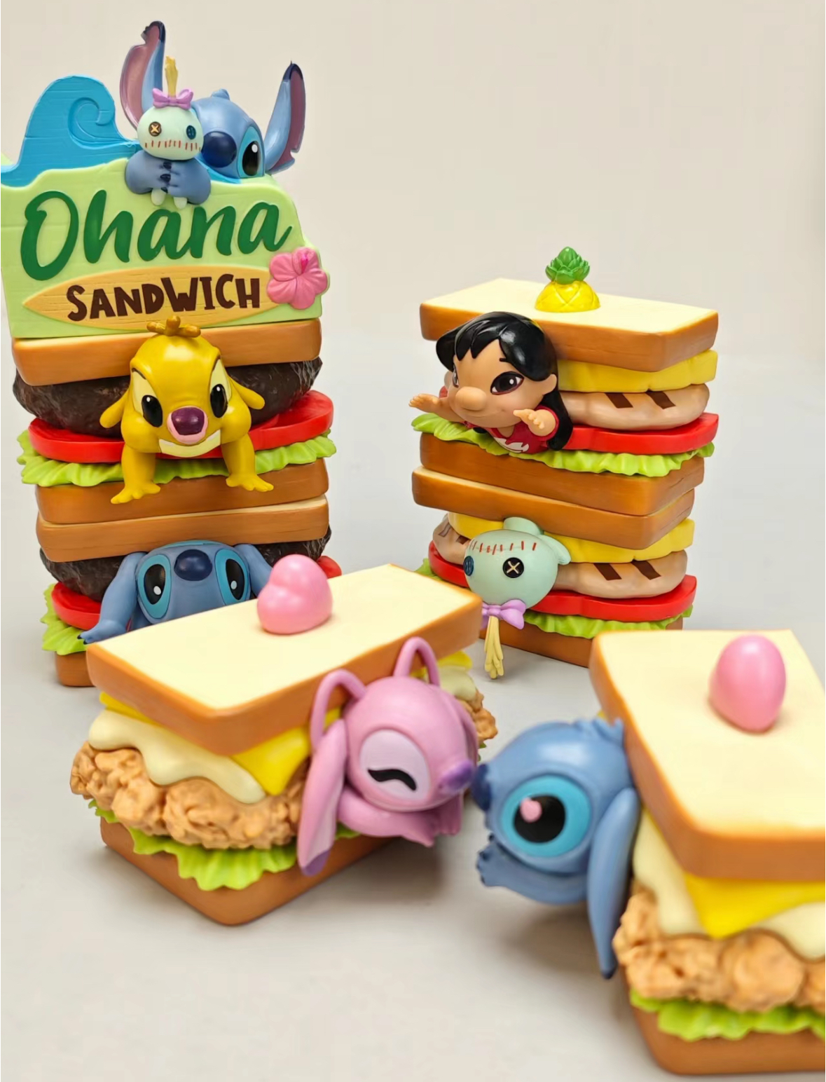 迪士尼 正版授權 史迪奇三明治疊疊樂盲盒 公仔 盲盒 6+1款(任買兩件免運)/預購