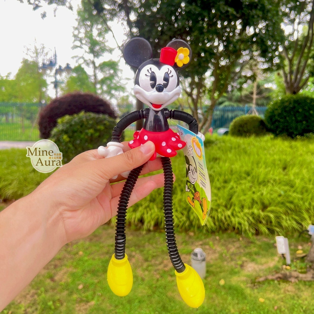 (限時特價) 米妮 Minnie 伸縮管變形 玩具 擺飾品 -上海迪士尼樂園
