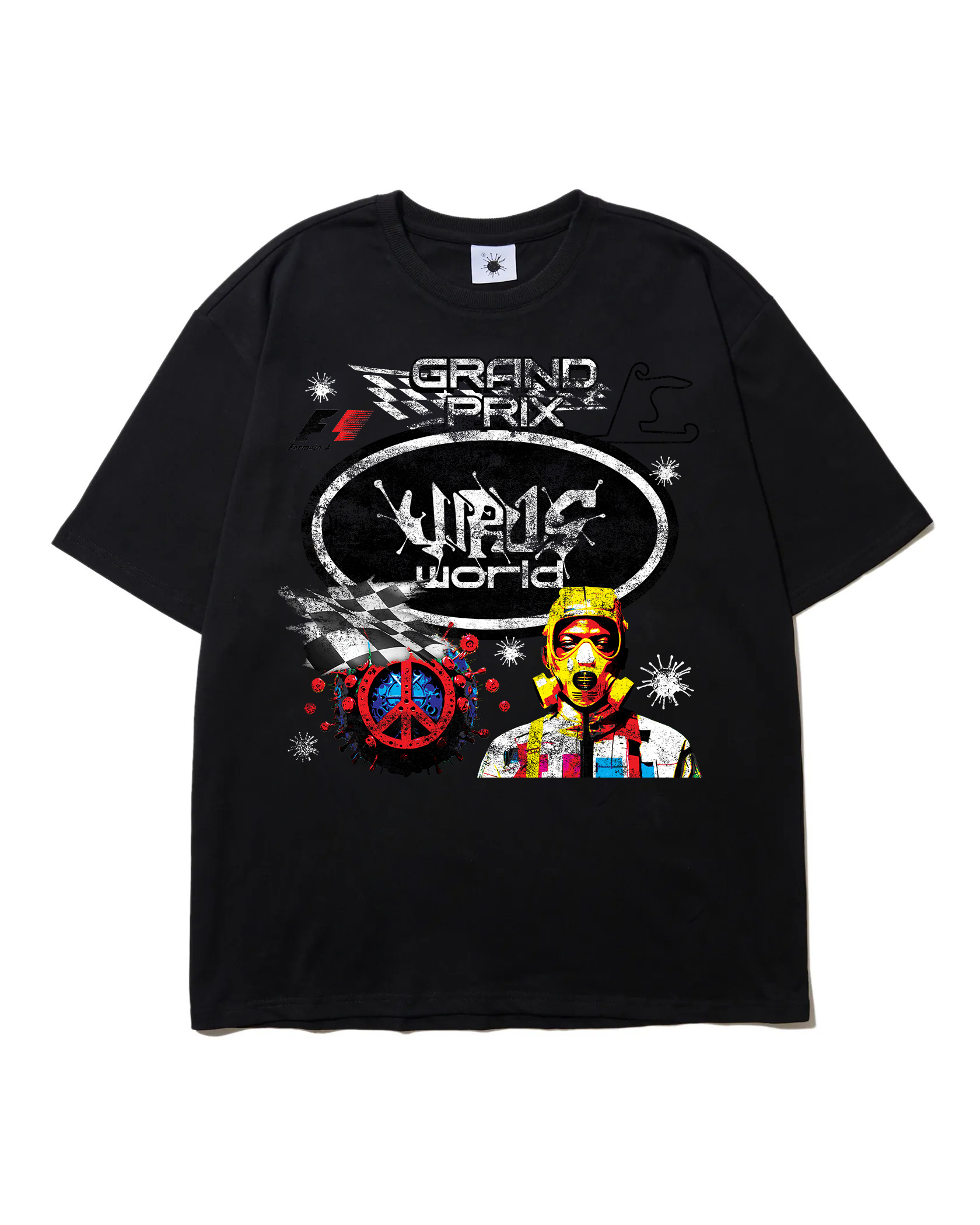 VIRUSWORLD 金屬消毒員短袖