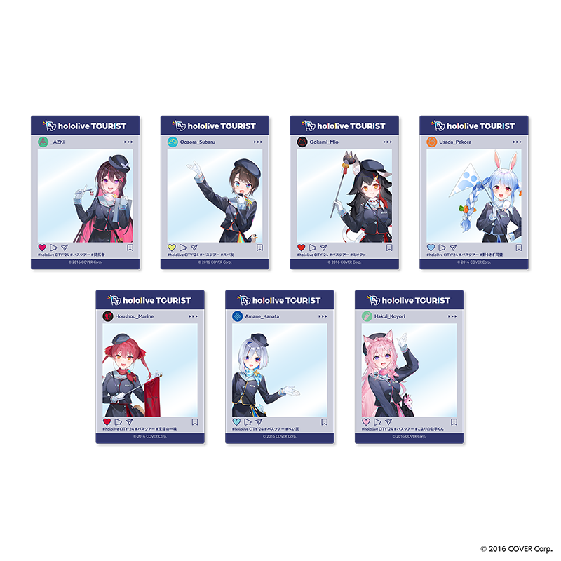 「官方代購」 hololive TOURIST 周邊 AZKi⚒大空スバル🚑大神ミオ🌲兎田ぺこら👯‍♀️宝鐘マリン🏴‍☠️天音かなた💫博衣こより🧪