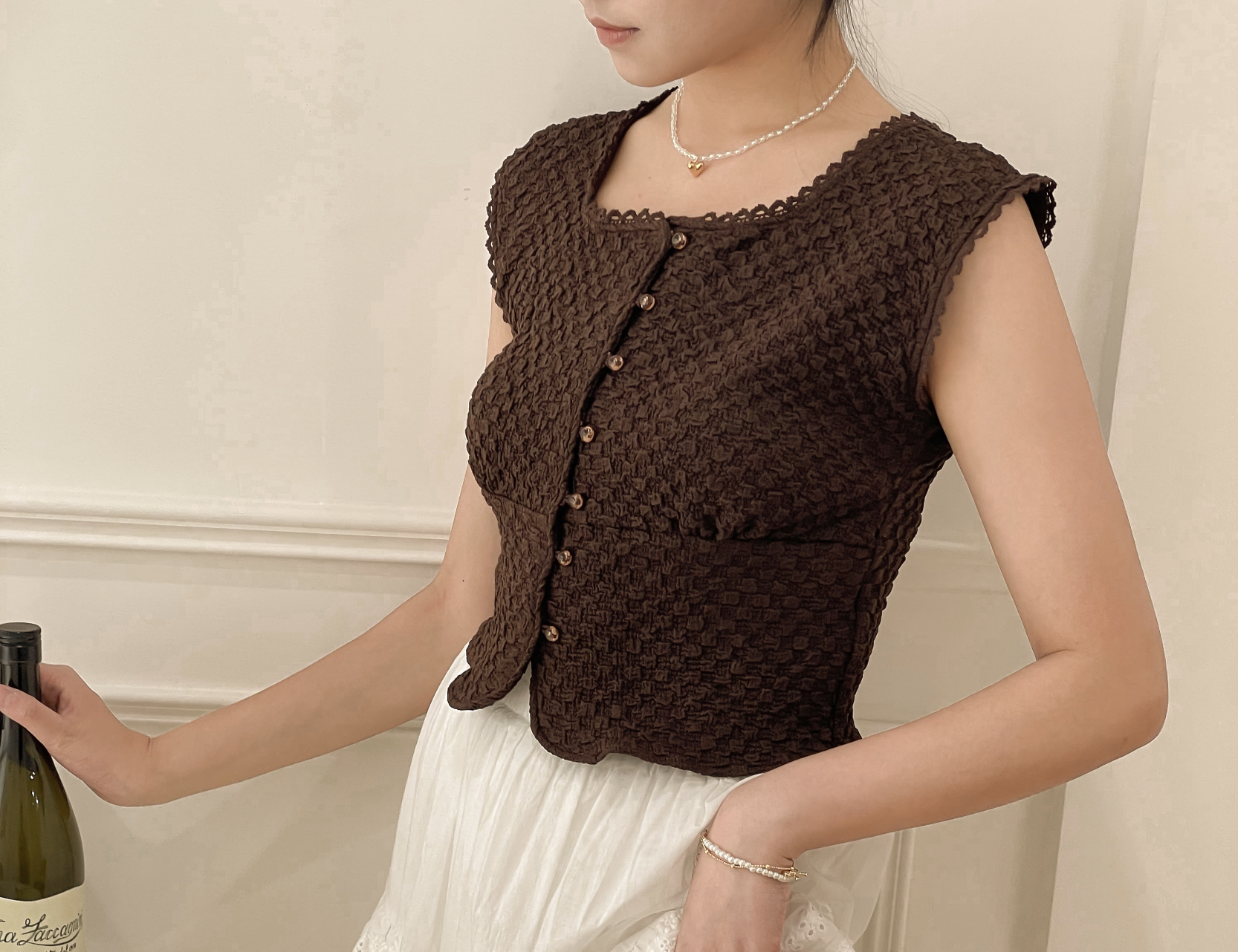 小香風無袖上衣