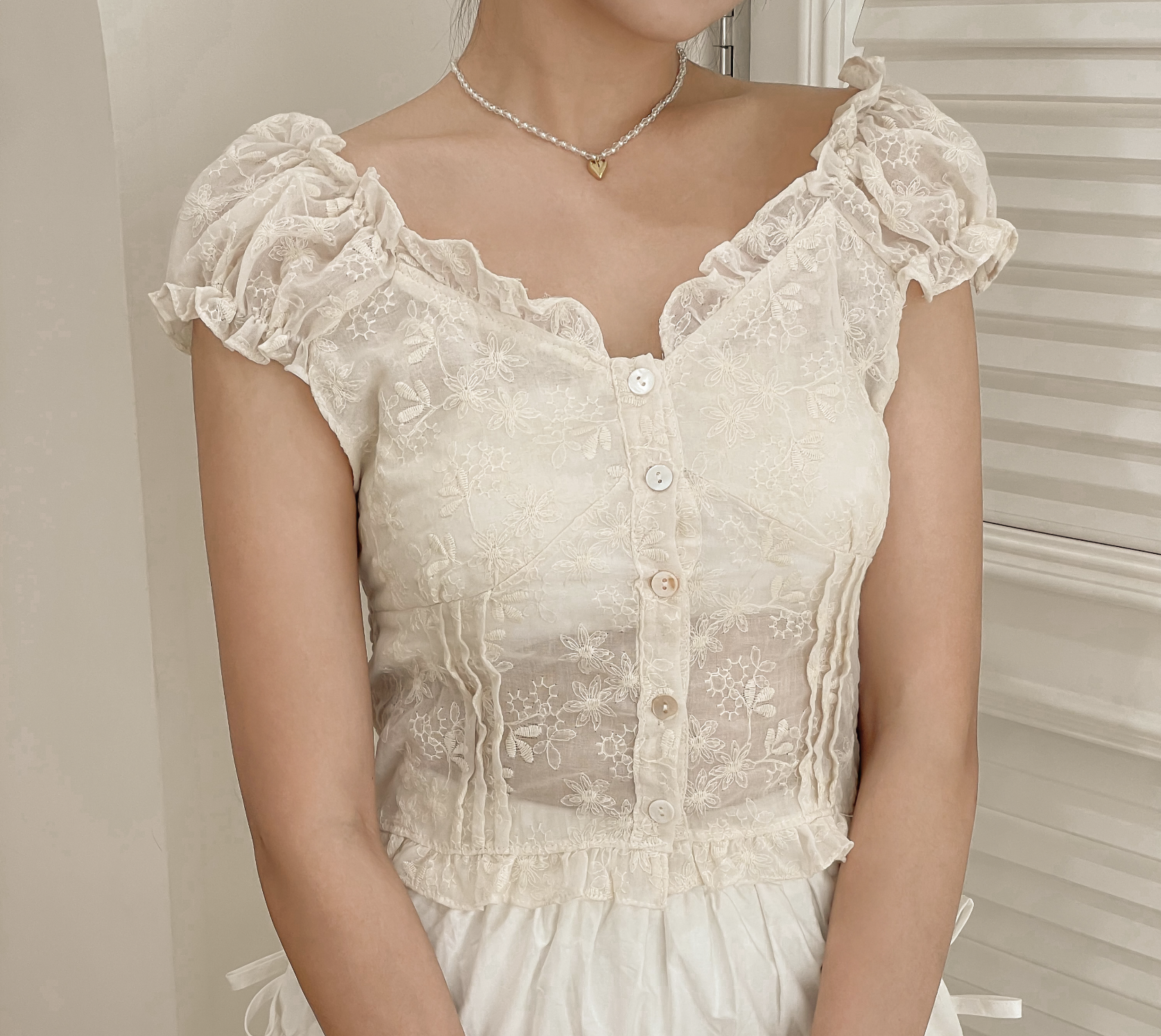 凡爾賽浪漫蕾絲上衣