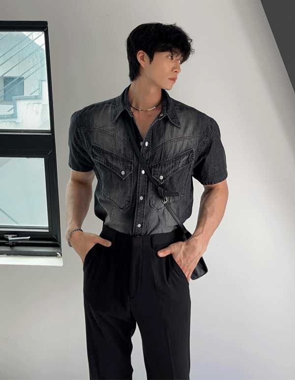 涼爽西部牛仔襯衫