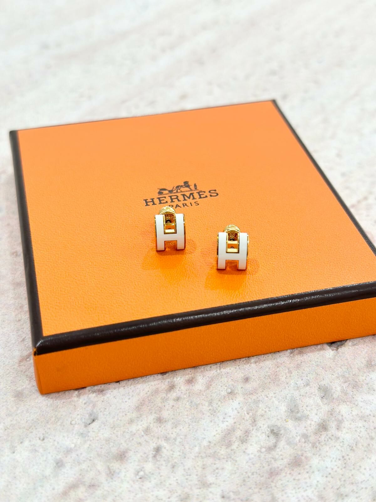 Hermès Mini Pop H Earrings