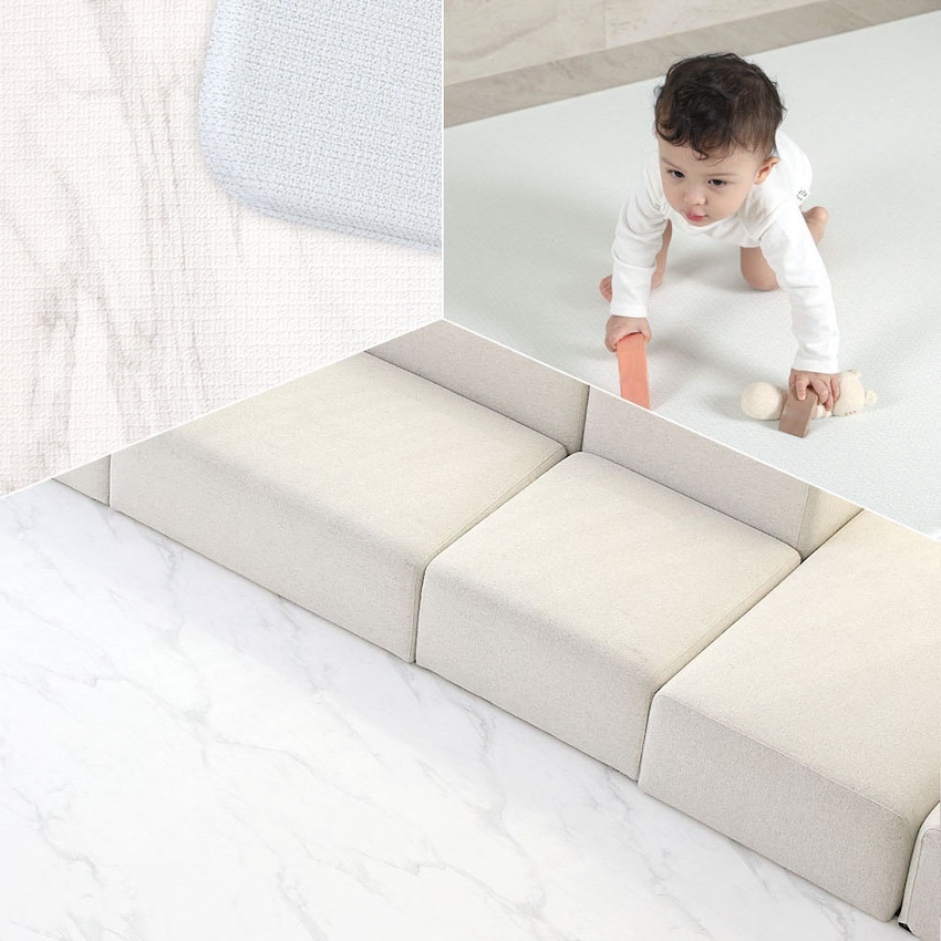 日本版 Dwinguler 韓國雙面遊戲墊 (加厚加大版) - 雲石