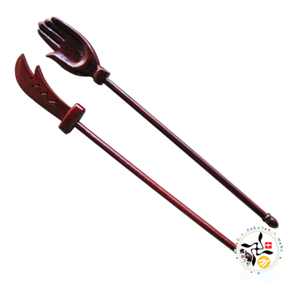 紅檀施食器26公分 一對【十方】142914