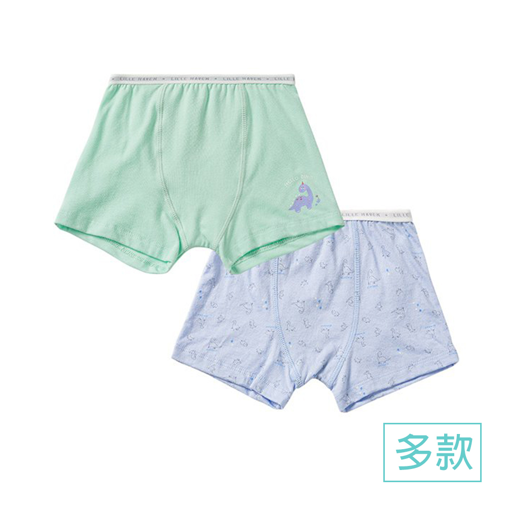 LILLE HAVEN韓國 Organic天然系列100%有機棉四角內褲OG二件組(3~8y)｜多款可選