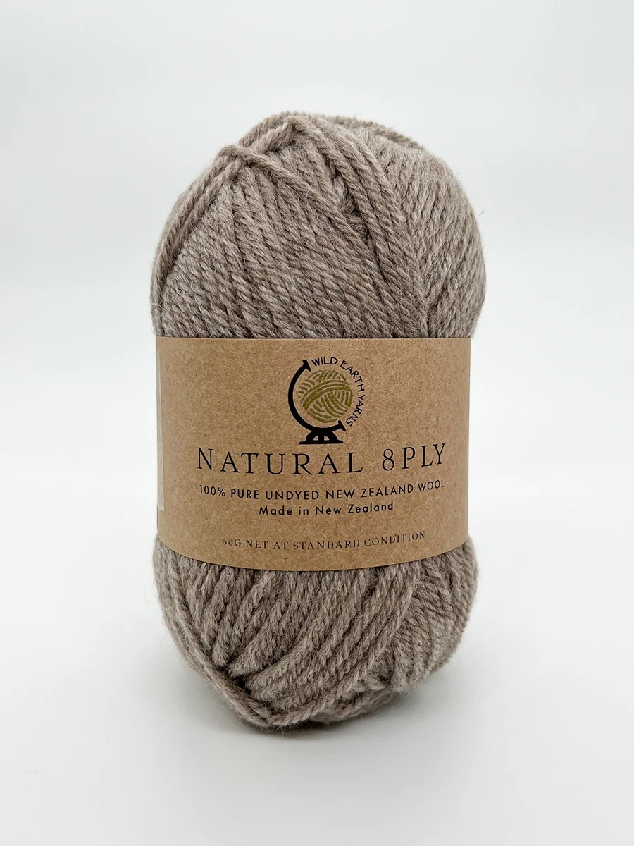 Wild Earth Yarns - Natural 8ply 天然紗線