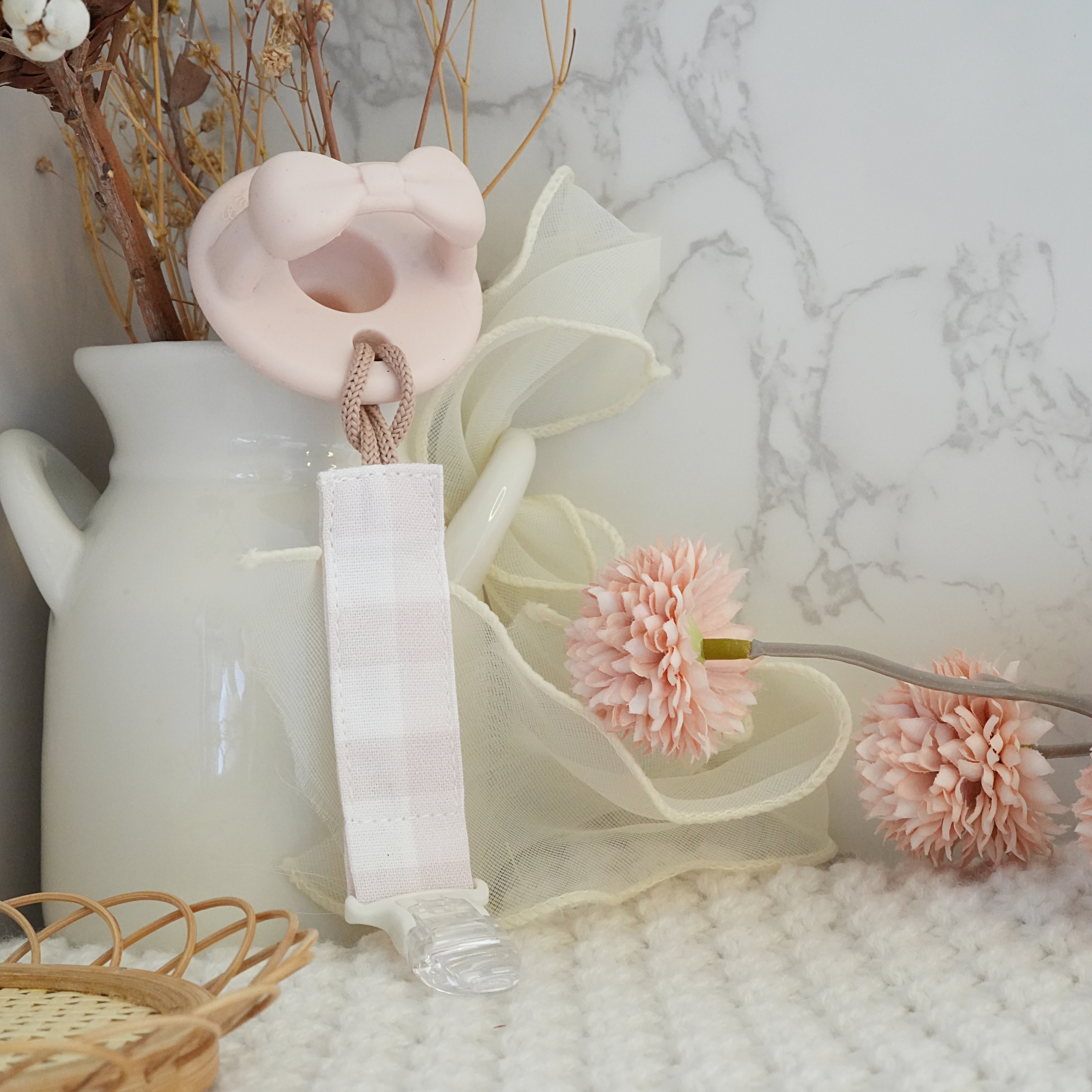 Hi Y.P store-短版鱷魚夾-獨家設計-玫瑰粉格