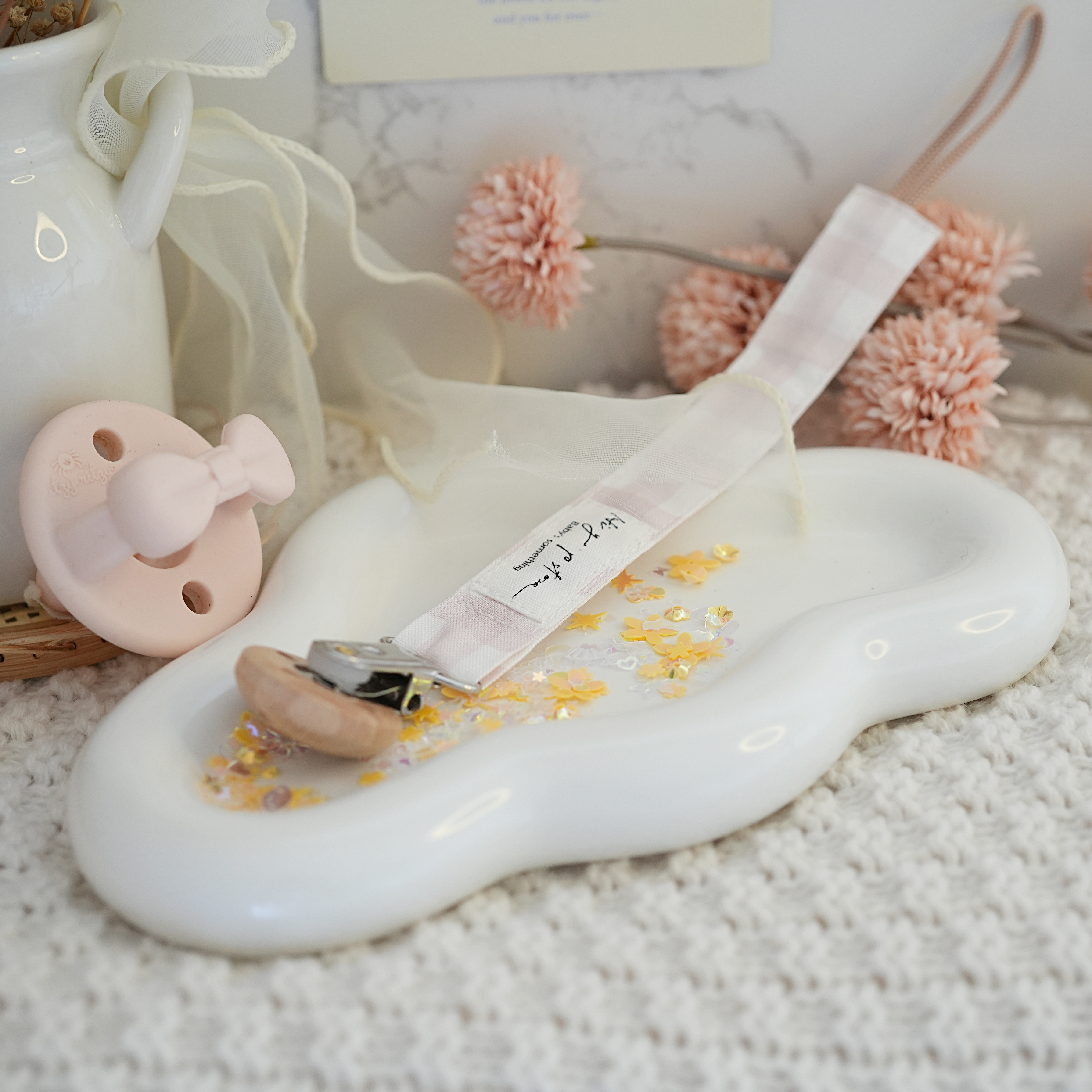 Hi Y.P store-櫸木夾-獨家設計款-玫瑰粉格