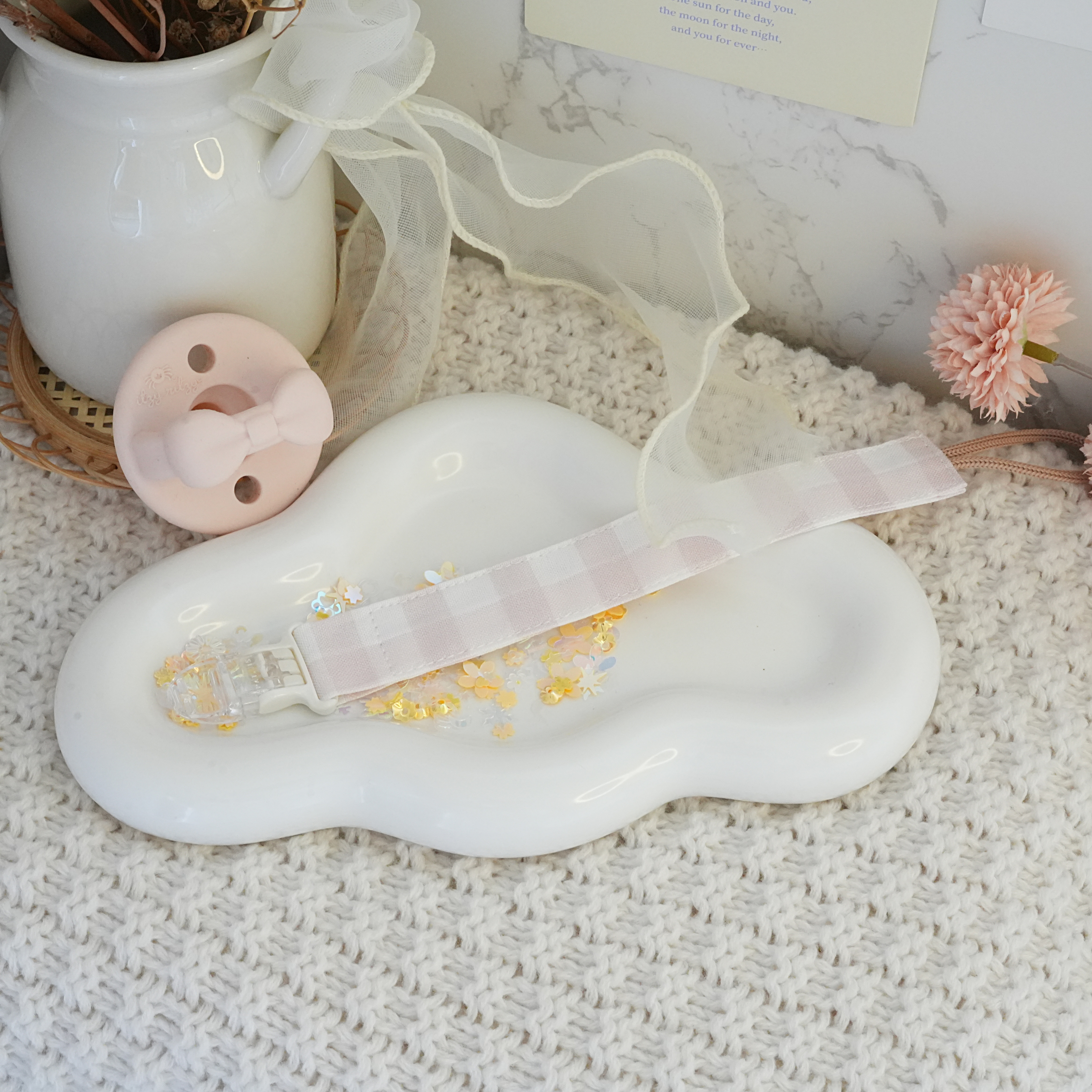 Hi Y.P store-鱷魚夾-獨家設計款-玫瑰粉格