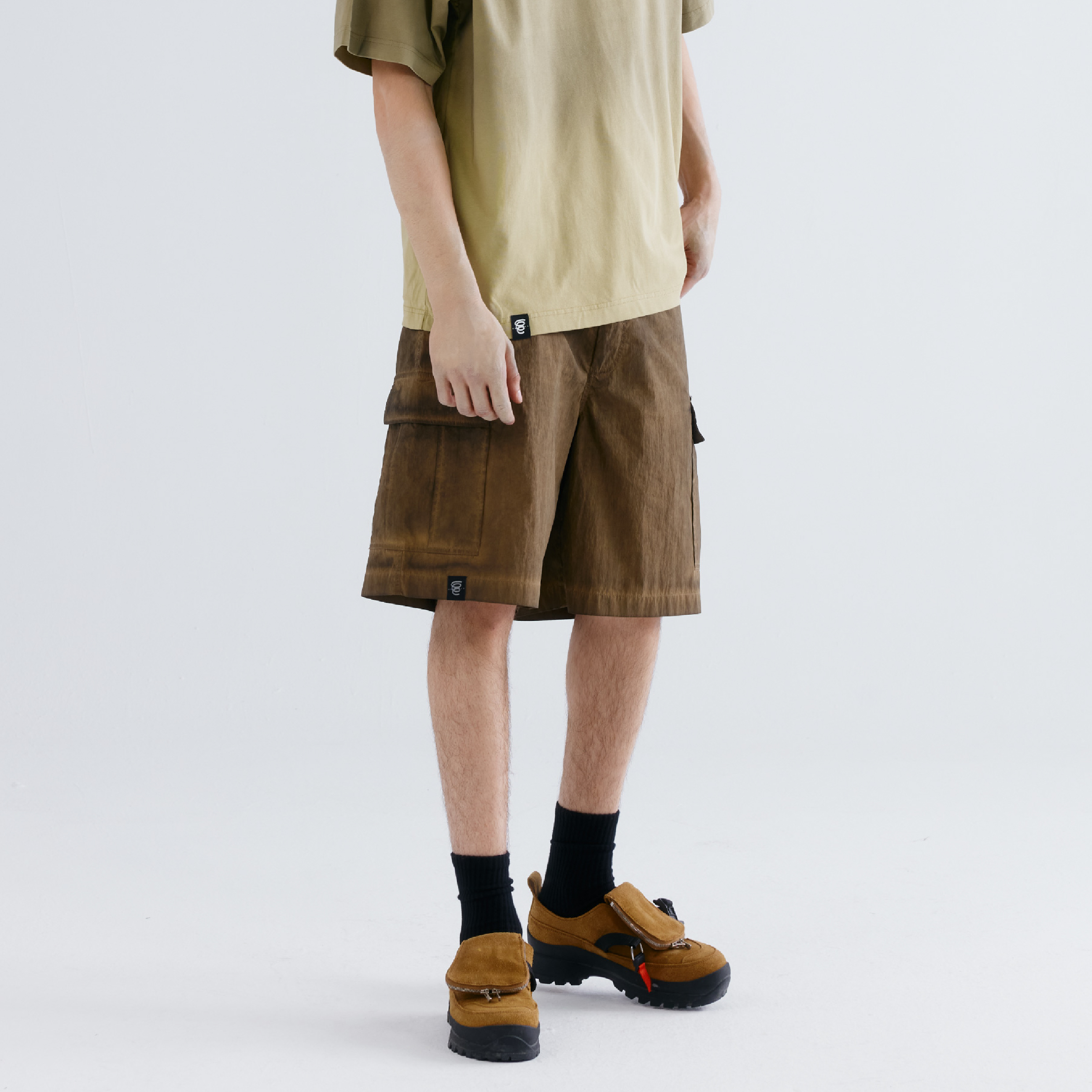 BOHRHOO Portable Washed Work Shorts 做舊工裝短褲 [BH804]