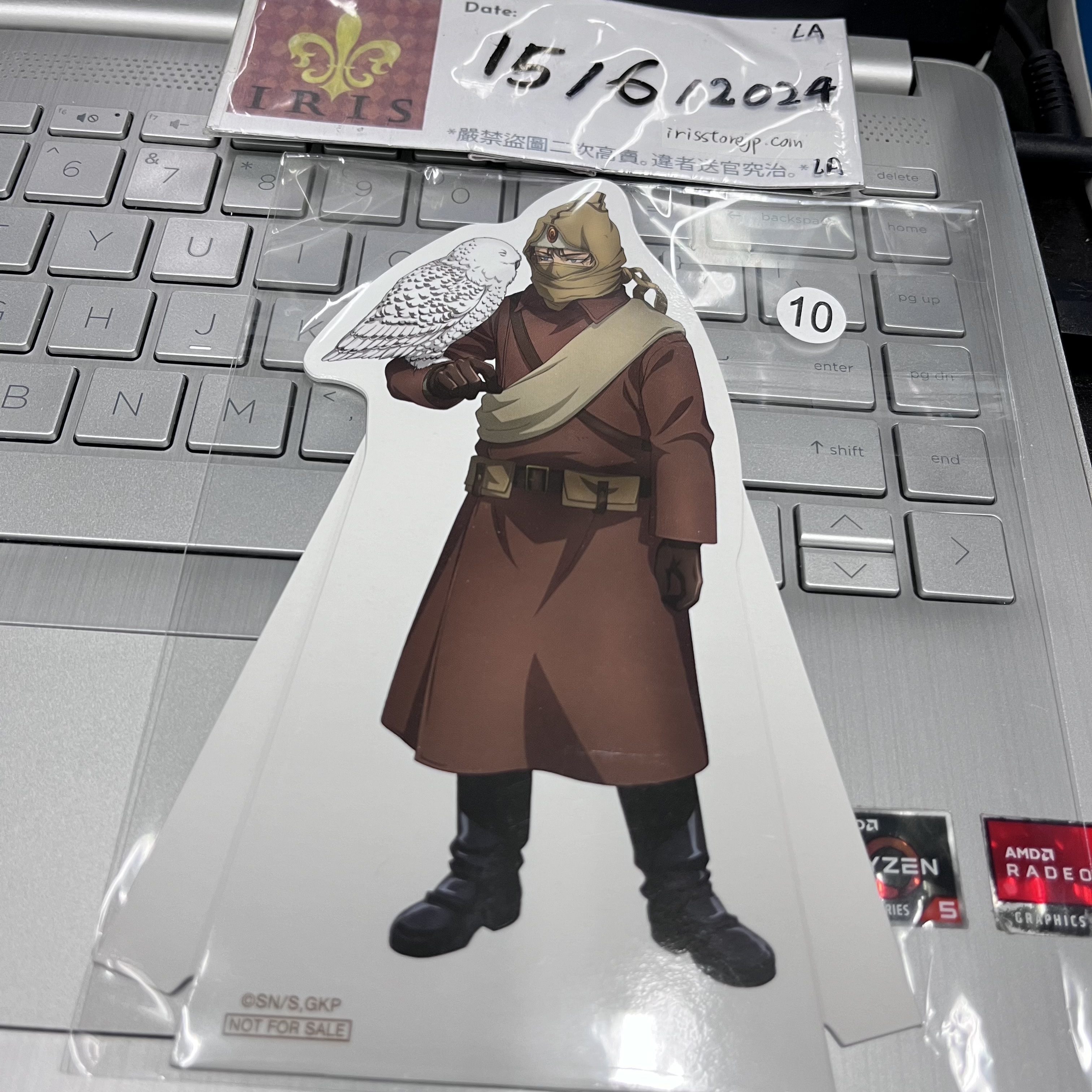 黃金神威 瓦西里 紙立牌