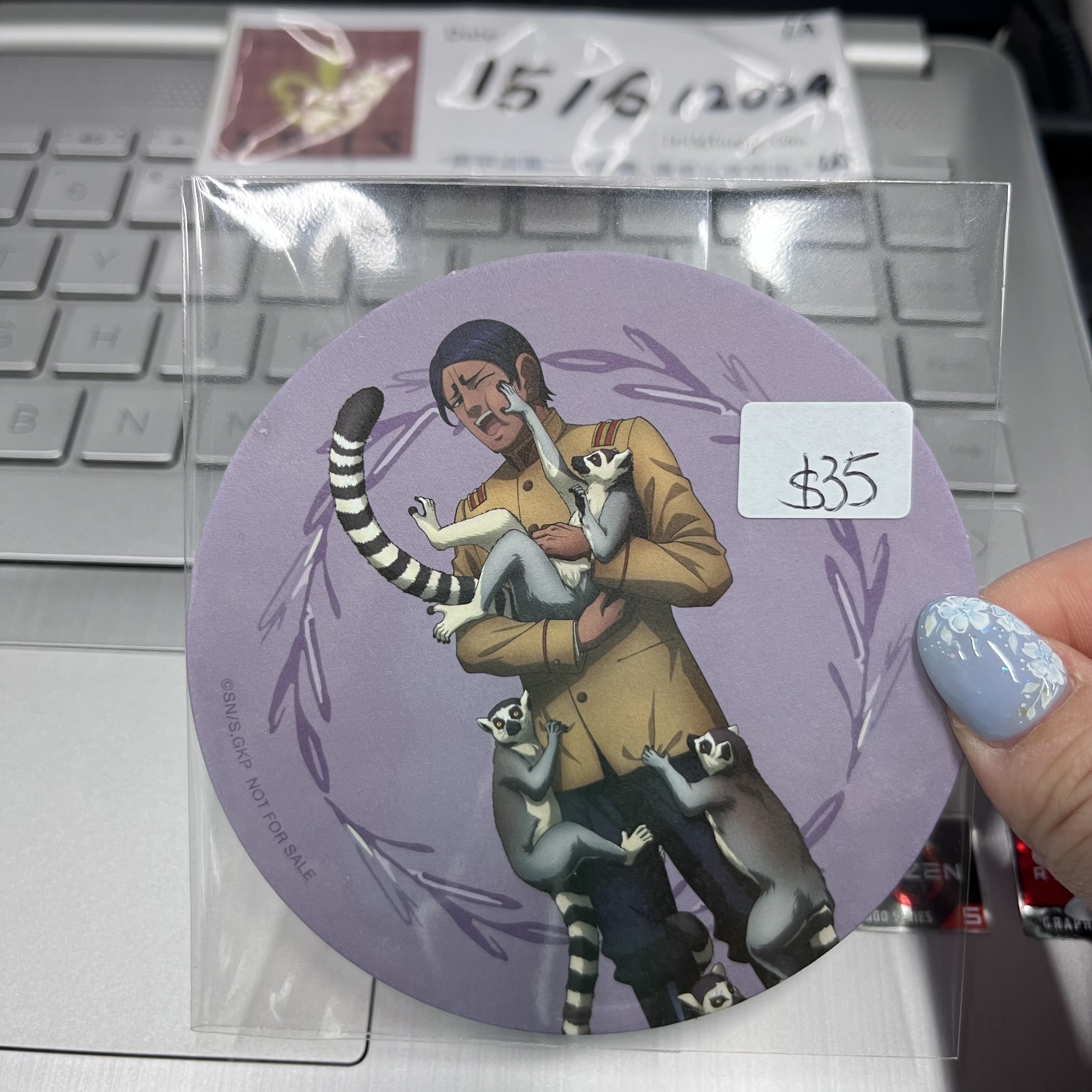 黃金神威 鯉登 杯墊