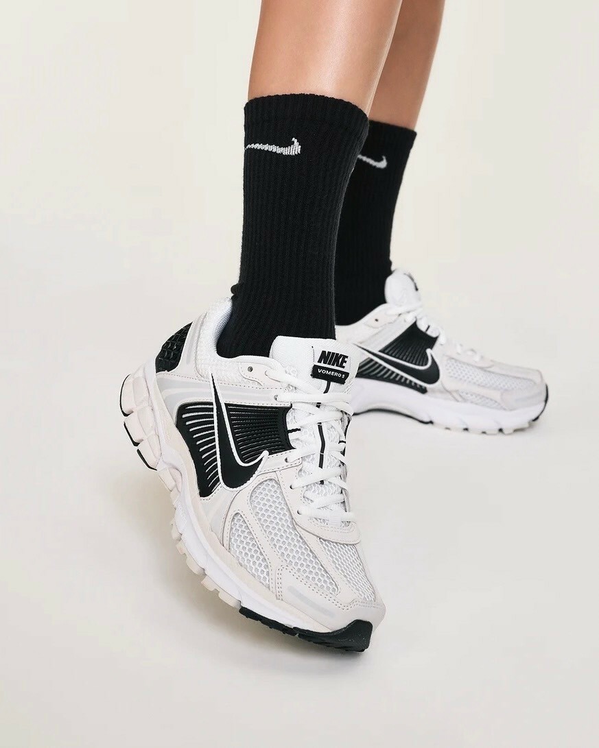 Nike Zoom Vomero 5 White Black 熊貓 黑白 反光 金屬鉑黑 運動休閒鞋 男鞋