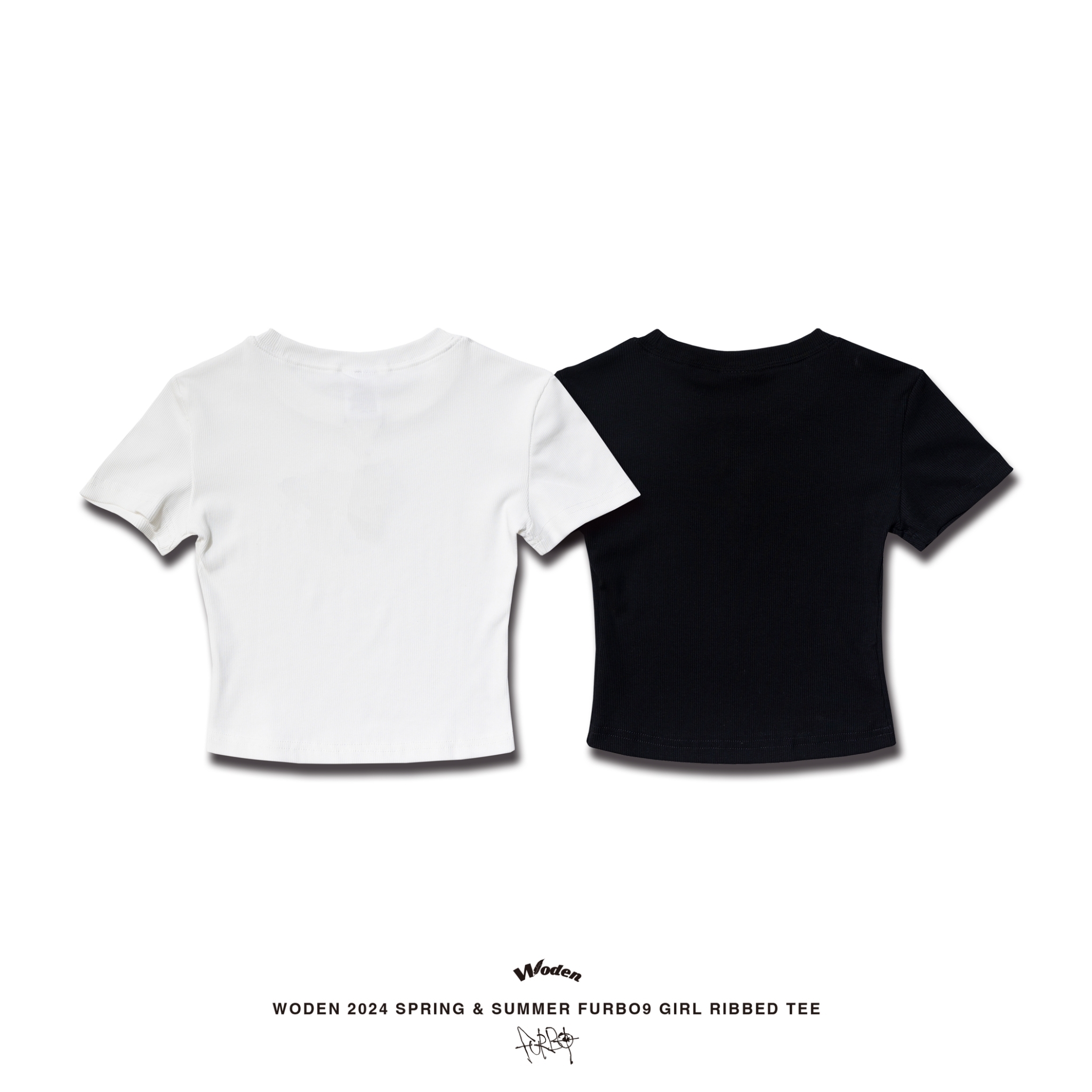 WODEN 2024 Spring & Summer 041 Furbo9 Girl Ribbed Tee -