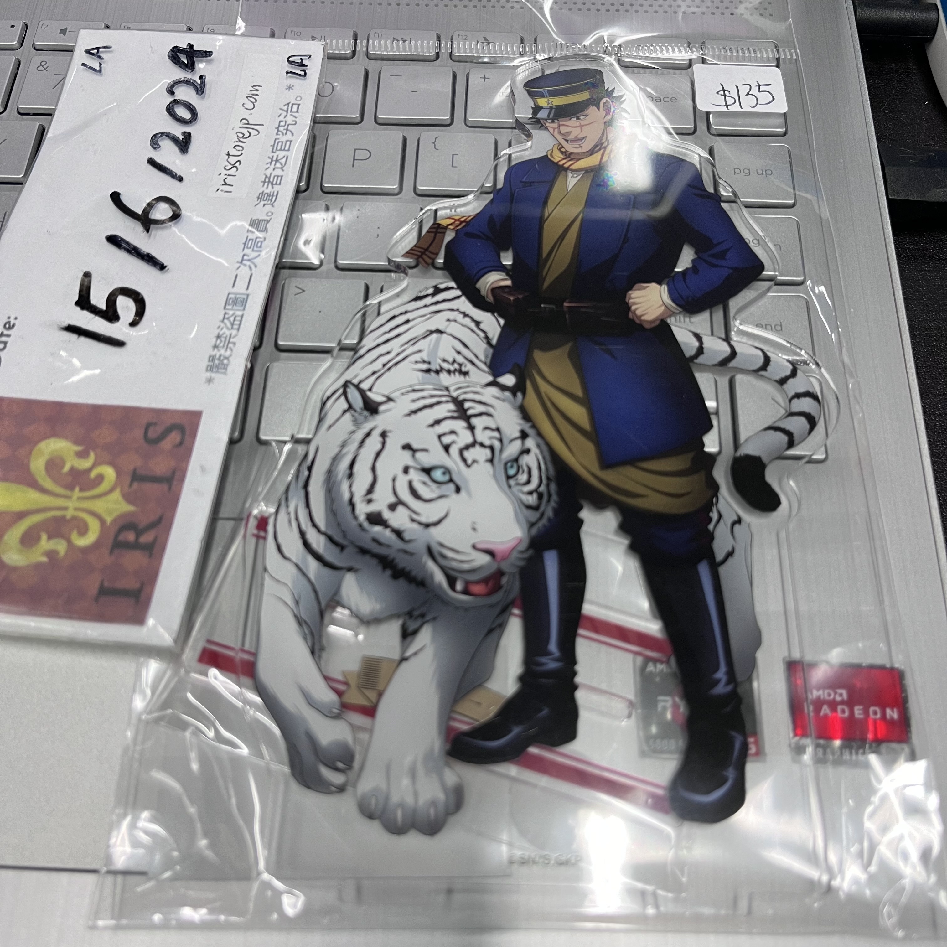 黃金神威 杉元 立牌