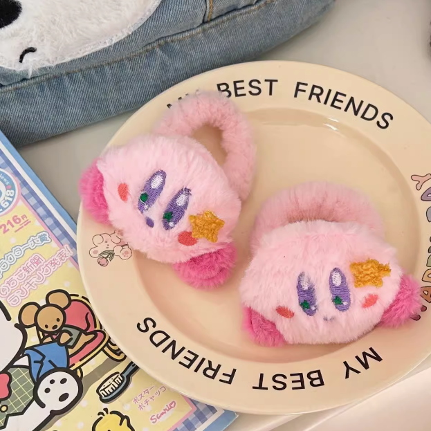 [3 FOR RM10] Cute Large Kirby Plush Hair Tie