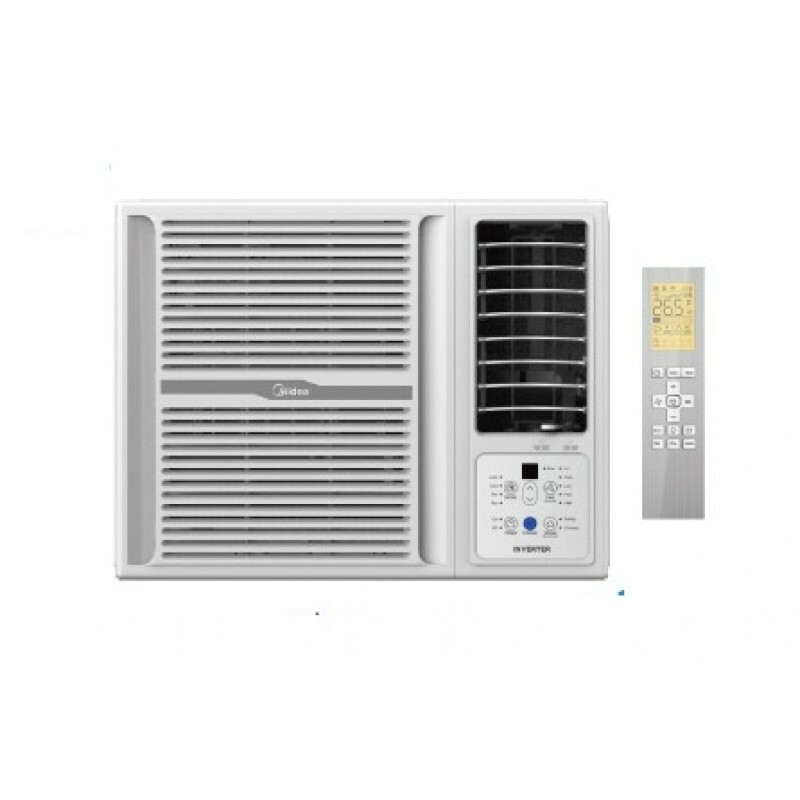 美的 Midea    MW-12CRF8D‧1.5匹 R32 智能變頻淨冷‧無線遙控‧窗口式冷氣機‧香港行貨,原廠39個月全機,5年壓縮機保養‧