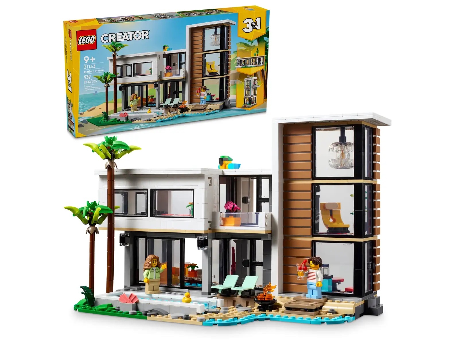 [飛米樂高積木專賣店] LEGO 31153 創意百變 3合1-現代住宅