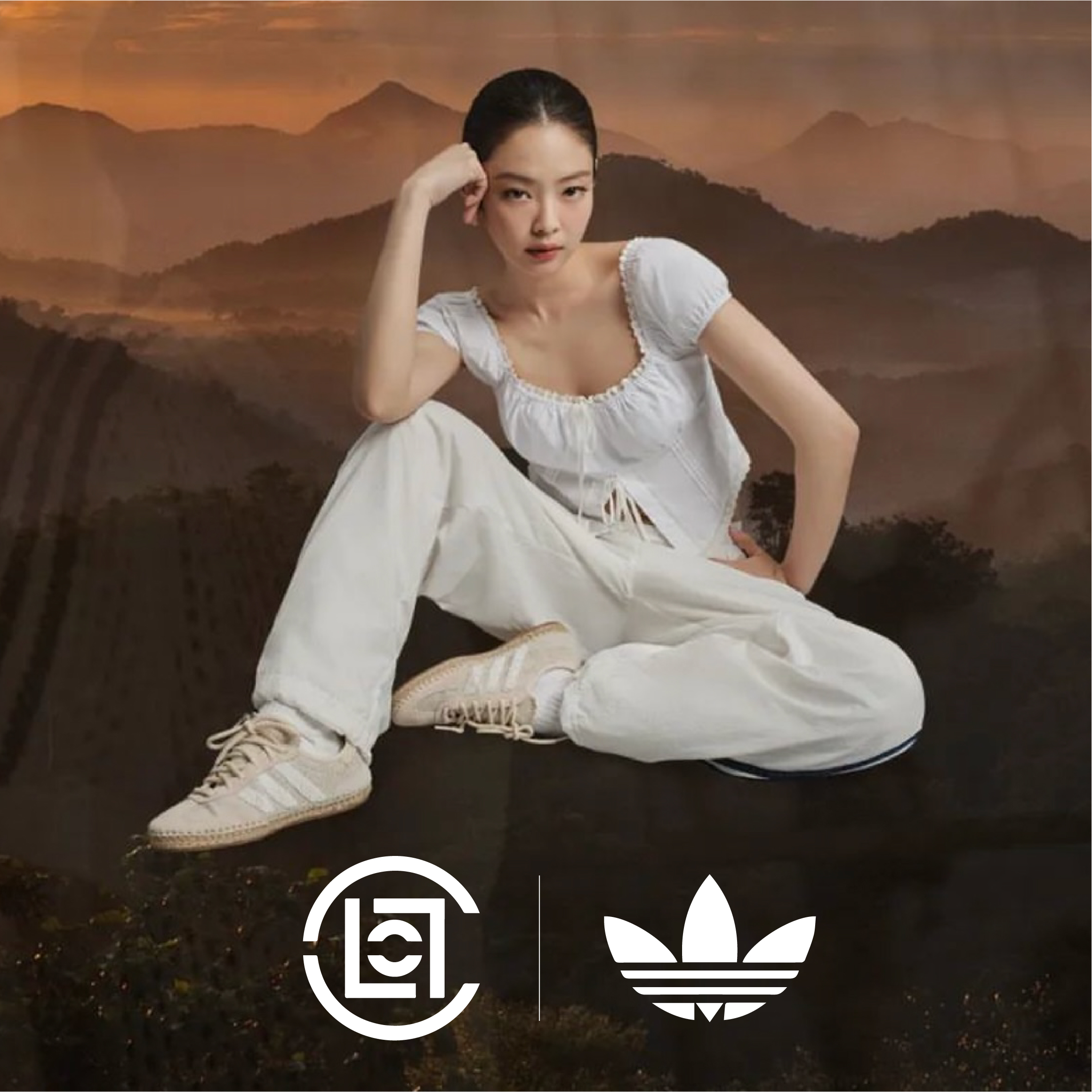 Adidas x Clot Gazelle Halo Ivory Jennie同款 麻布 編織 棉麻 復古 米白