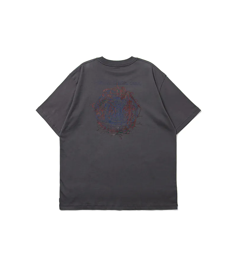nozzle quiz® / Python P.  S/S Tee - 鐵灰 / Iron Gray